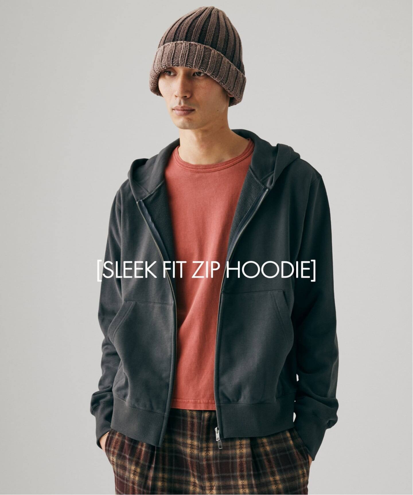 スリーク フィット ジップ フーディ（パーカー）｜JOURNAL STANDARD 