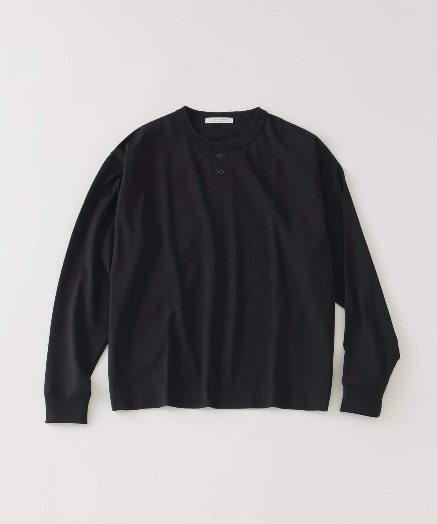 シルケット 2ボタン ヘンリー ネック ロンT（Tシャツ／カットソー