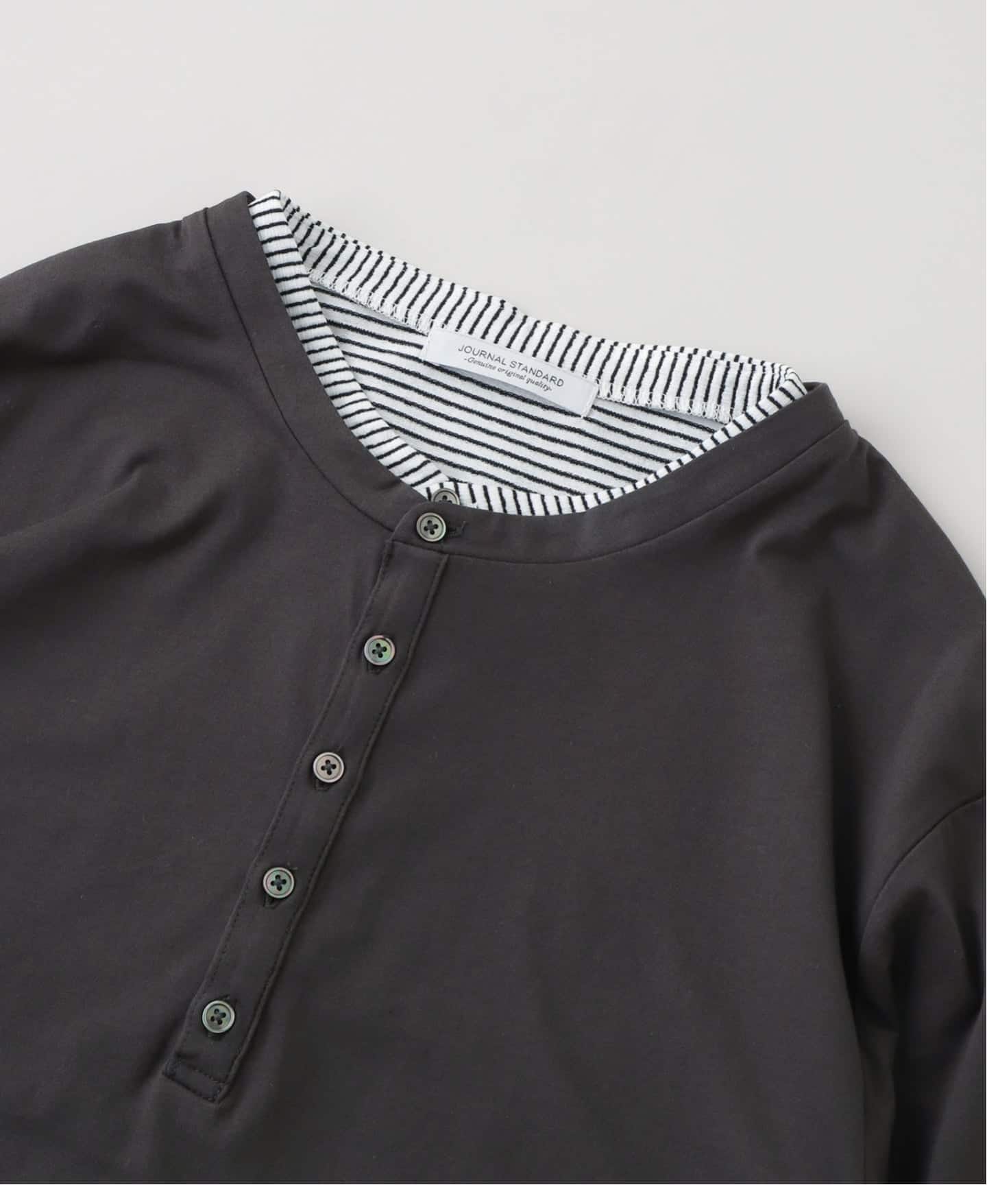 レイヤード ヘンリーネック ロンT（Tシャツ／カットソー）｜JOURNAL