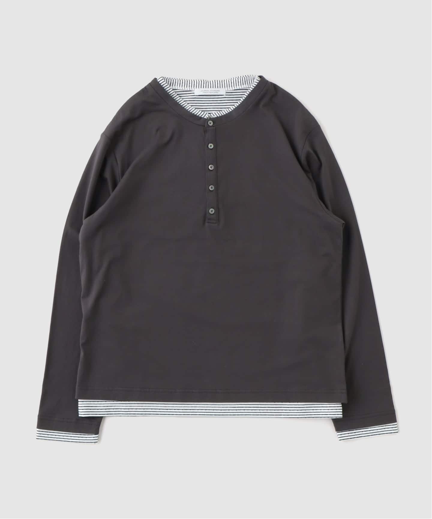 レイヤード ヘンリーネック ロンT（Tシャツ／カットソー）｜JOURNAL