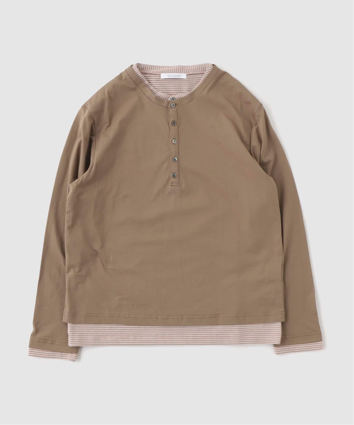 レイヤード ヘンリーネック ロンT（Tシャツ／カットソー）｜JOURNAL