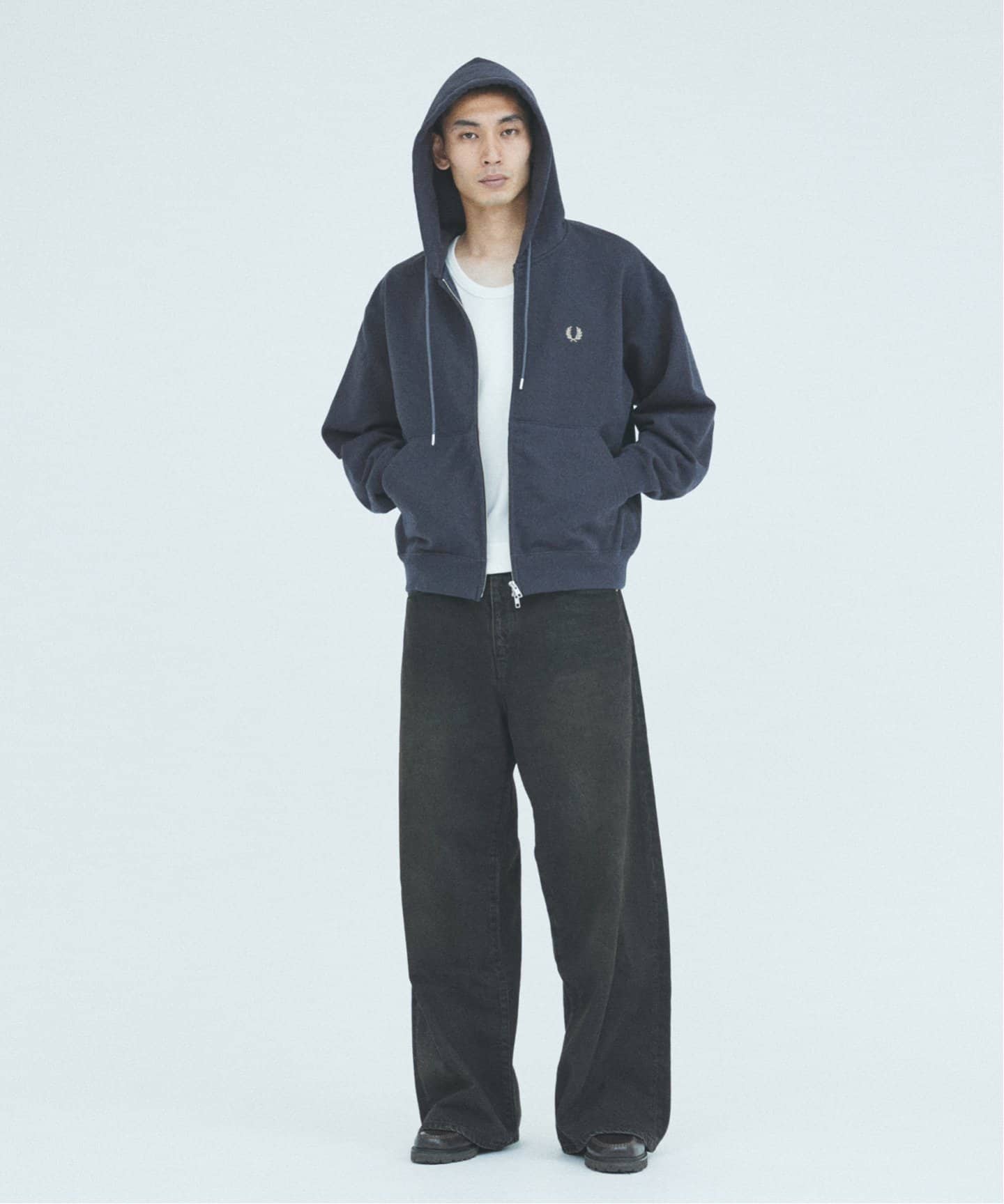 予約》FRED PERRY / フレッドペリー 別注 フーディ スウェット