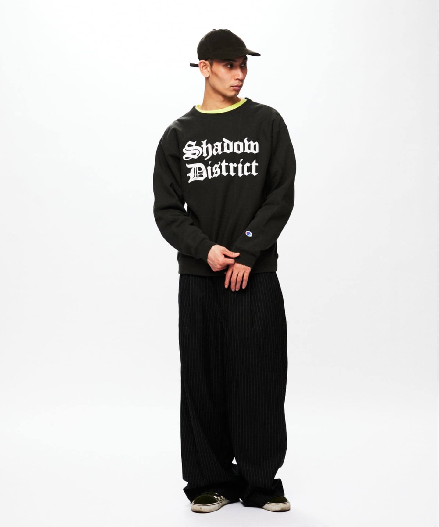 CHAMPION / チャンピオン for JS ステッチ プリント スウェット 