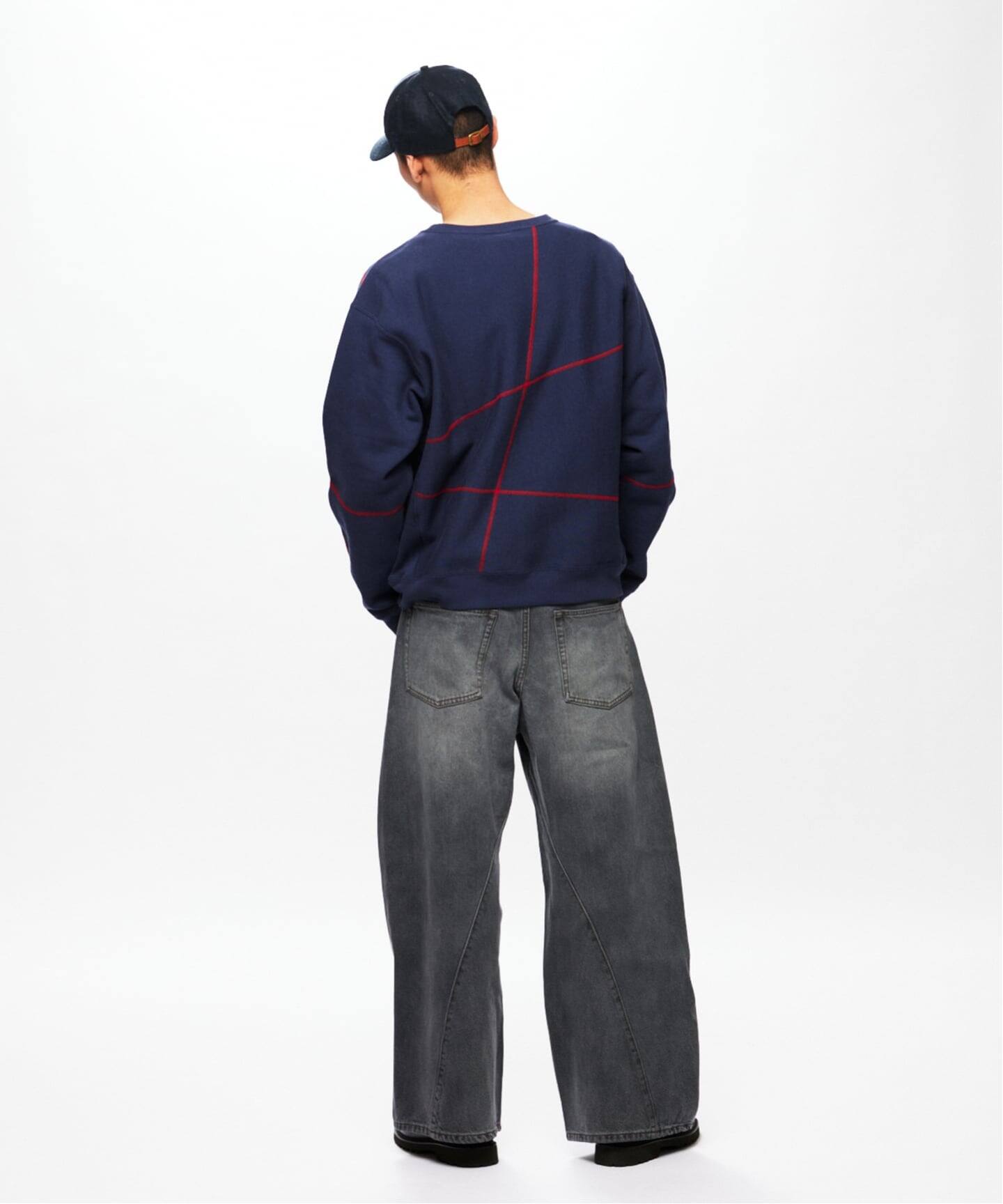 CHAMPION / チャンピオン for JS ステッチ プリント スウェット