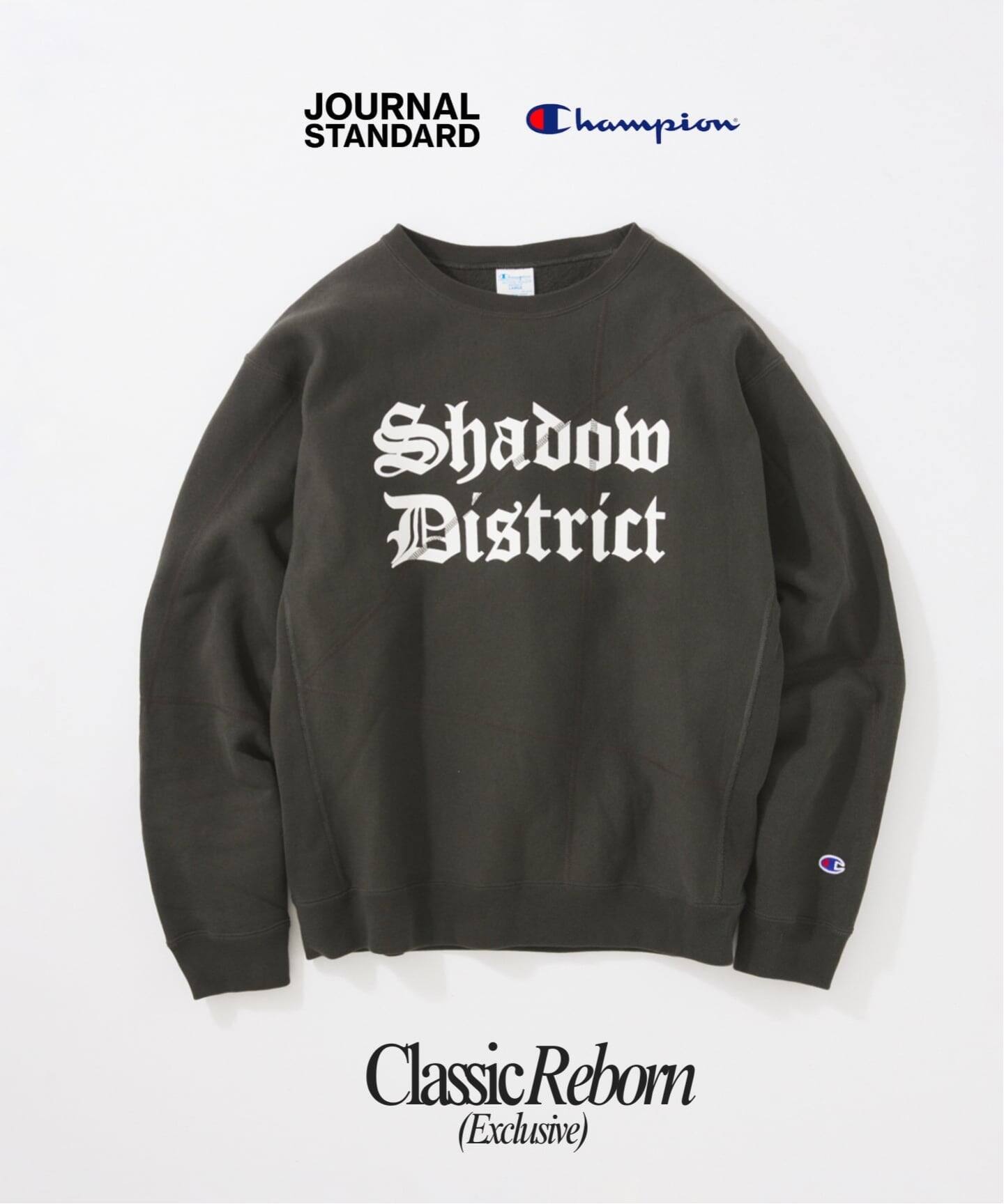 CHAMPION / チャンピオン for JS ステッチ プリント スウェット 