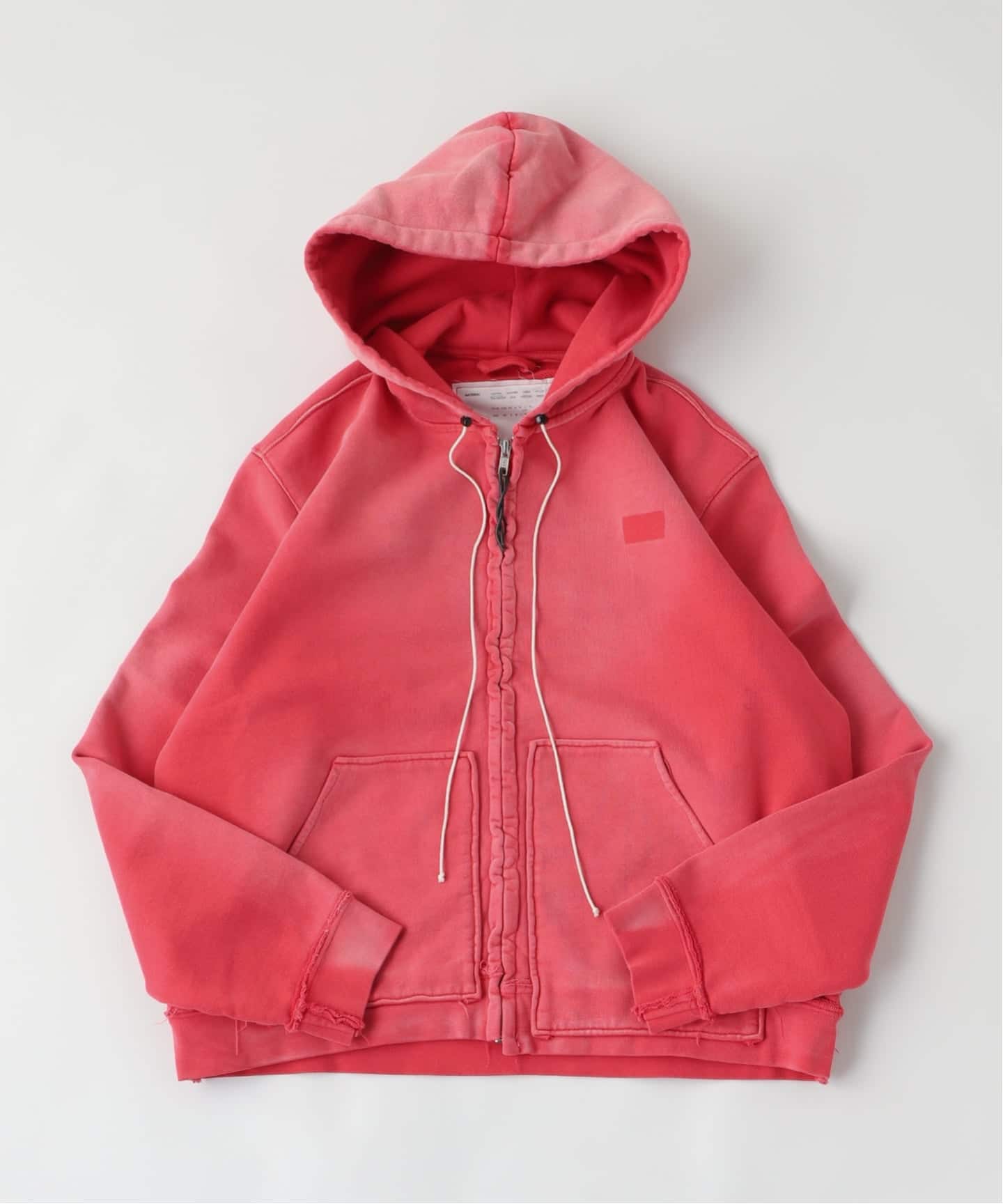 CAMIEL FORTGENS / カミエル・フォートヘンス FITTED ZIP HOODIE sweat