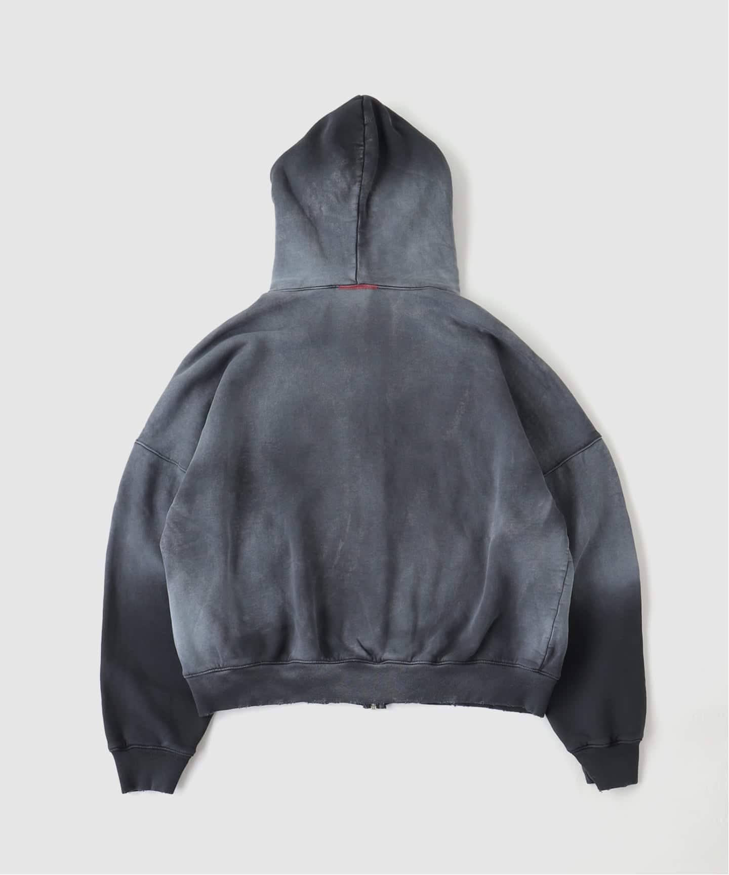 MOOJI MOOJI / ム―ジ ム―ジ OVERSIZE ZIP UP HOODIE AGED（パーカー