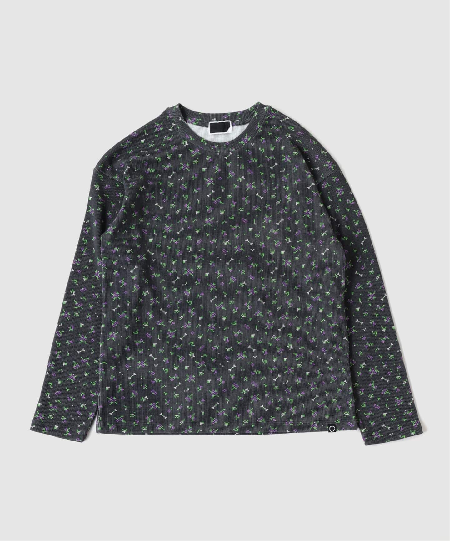 PHINGERIN / フィンガリン FLOWER L/S WAFFLE THERMAL（Tシャツ