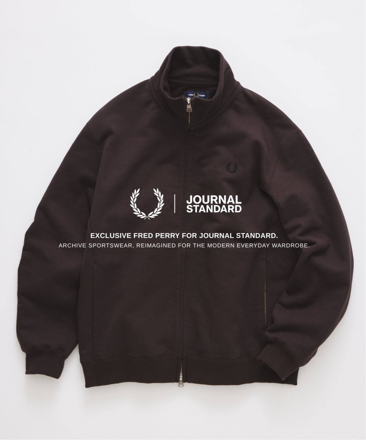 FRED PERRY / フレッドペリー 別注 スウェット トラック ジャケット 
