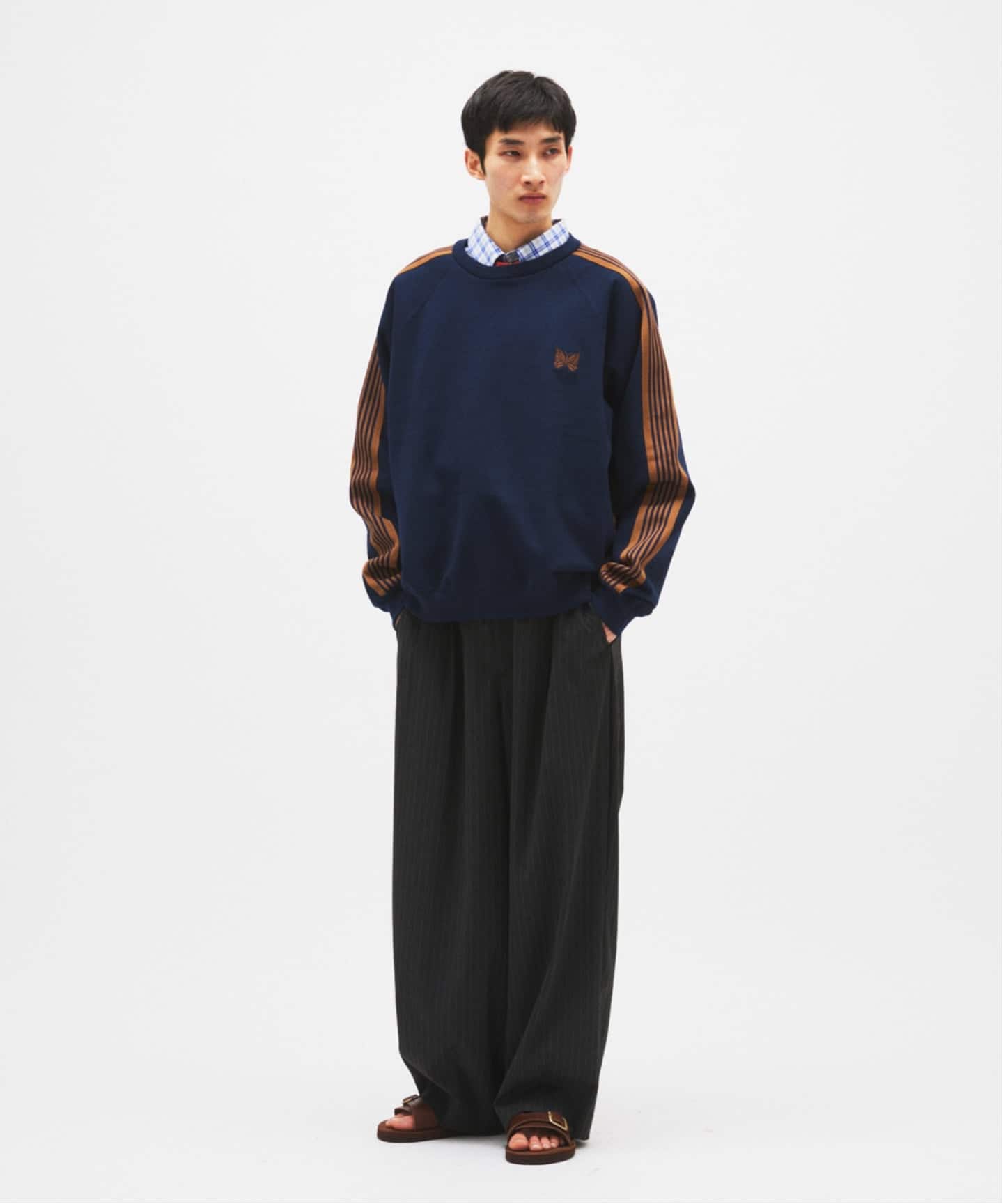 NEEDLES / ニードルズ 別注 トラッククルーネックスウェット