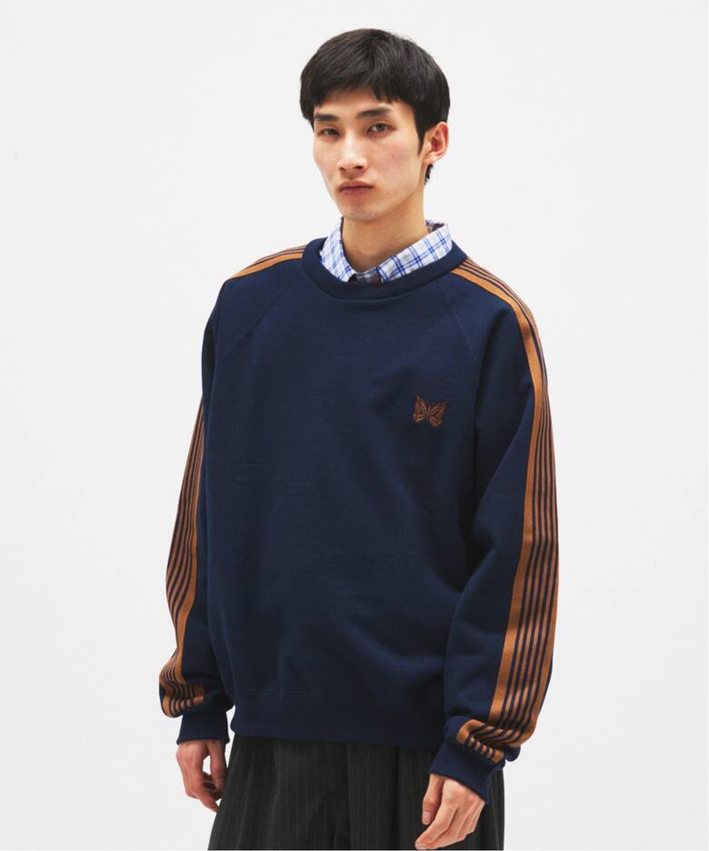 NEEDLES / ニードルズ 別注 トラッククルーネックスウェット 