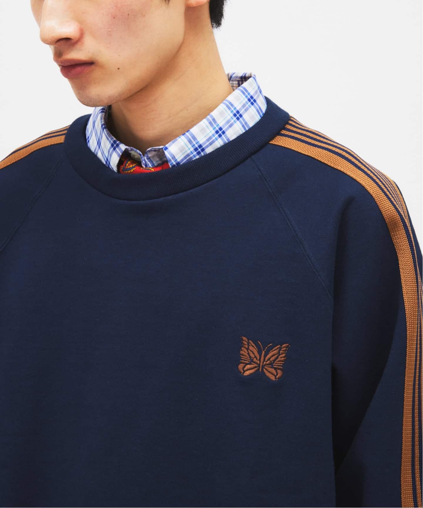 NEEDLES / ニードルズ 別注 トラッククルーネックスウェット