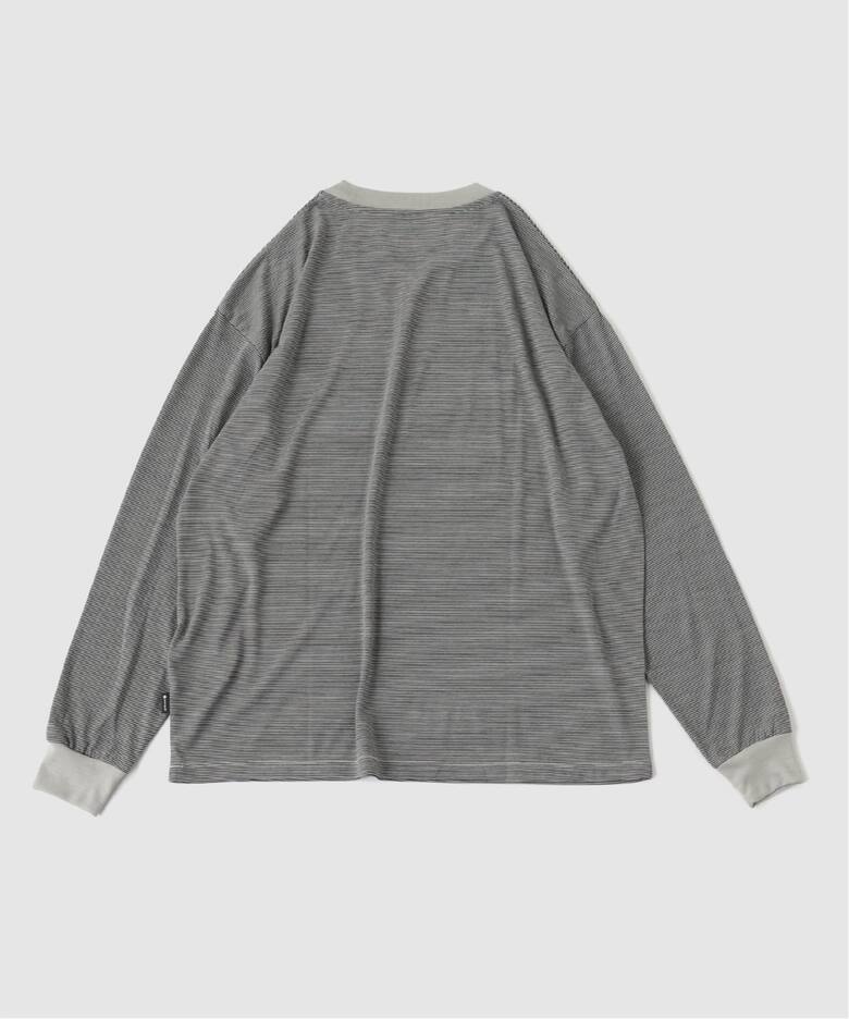 snow peak / スノーピーク サマー ウール ストライプ ロンT（Tシャツ 