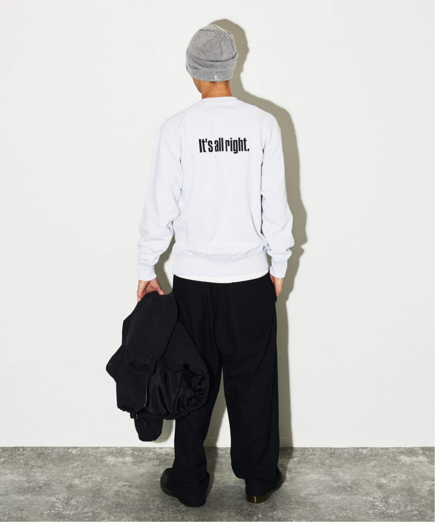 【XLサイズ】志村けん JOURNAL STANDARD スウェット ブラック 受注生産予約》【WEB限定】志村けん × JOURNAL STANDARD プリント