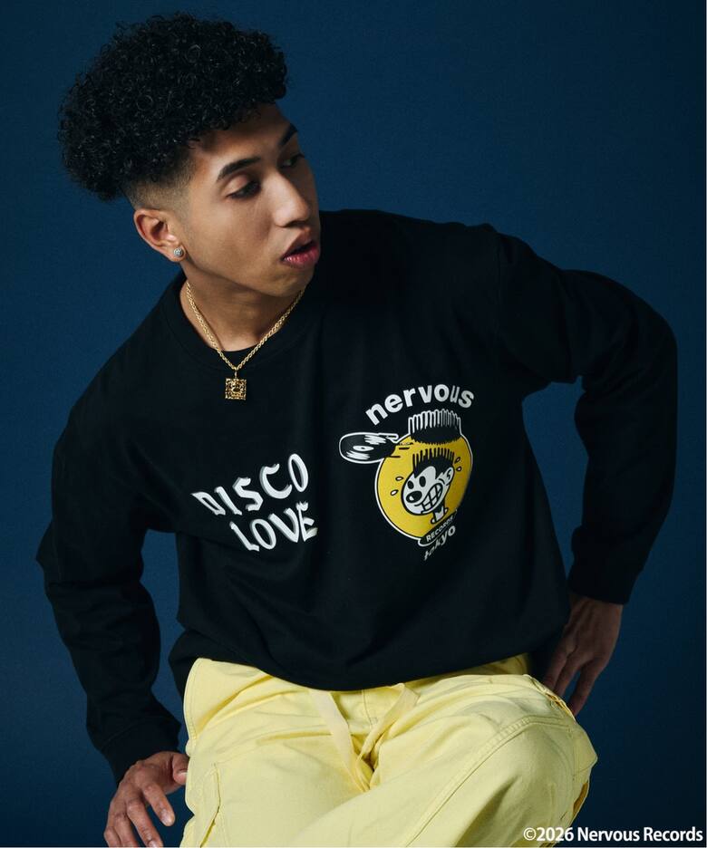 Nervous Records / ナーヴァス・レコーズ × A-1 CLOTHING ロンT（T 