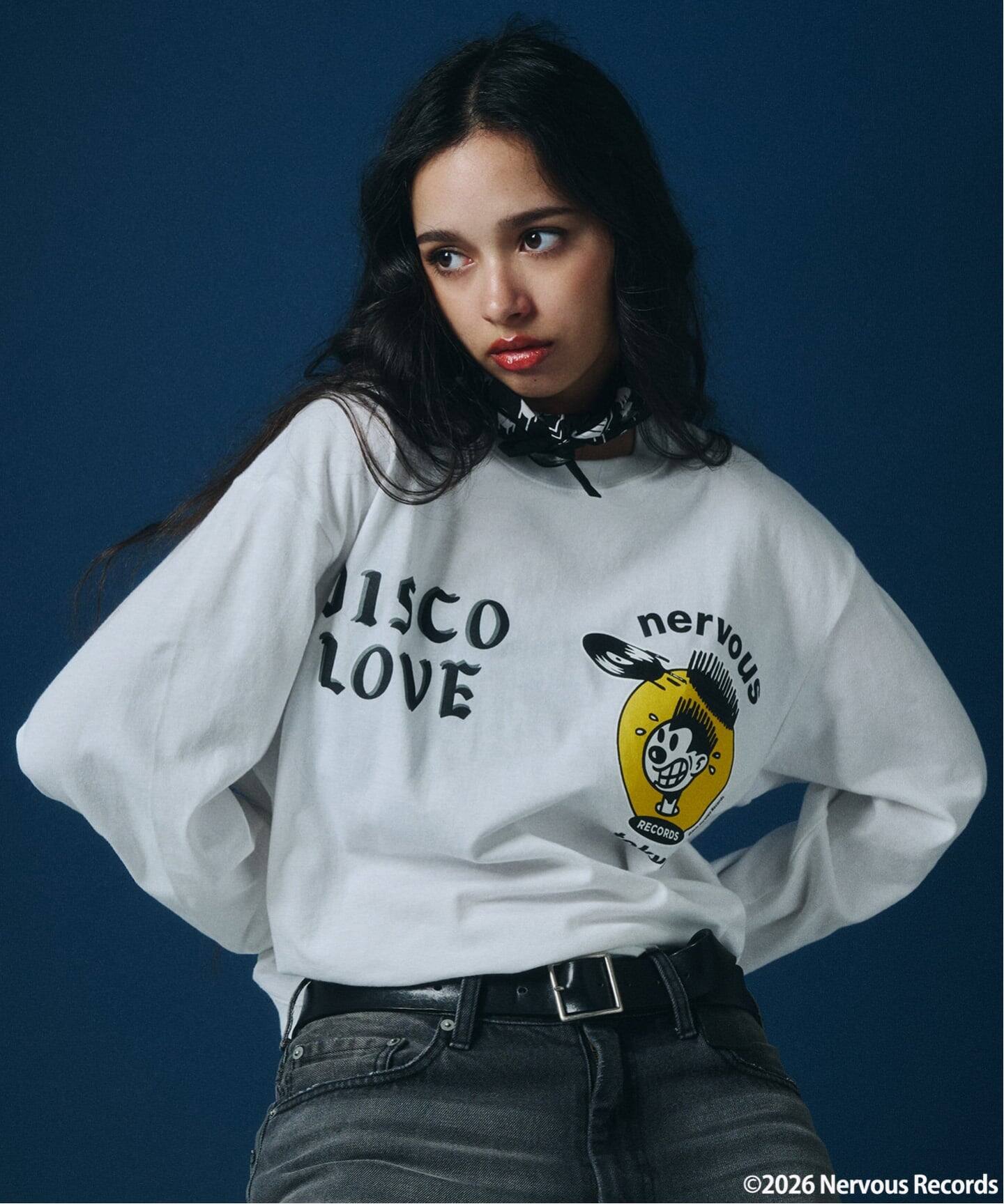 Nervous Records / ナーヴァス・レコーズ × A-1 CLOTHING ロンT（T