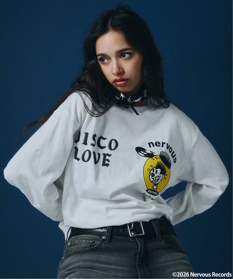 Nervous Records / ナーヴァス・レコーズ × A-1 CLOTHING ロンT（T 