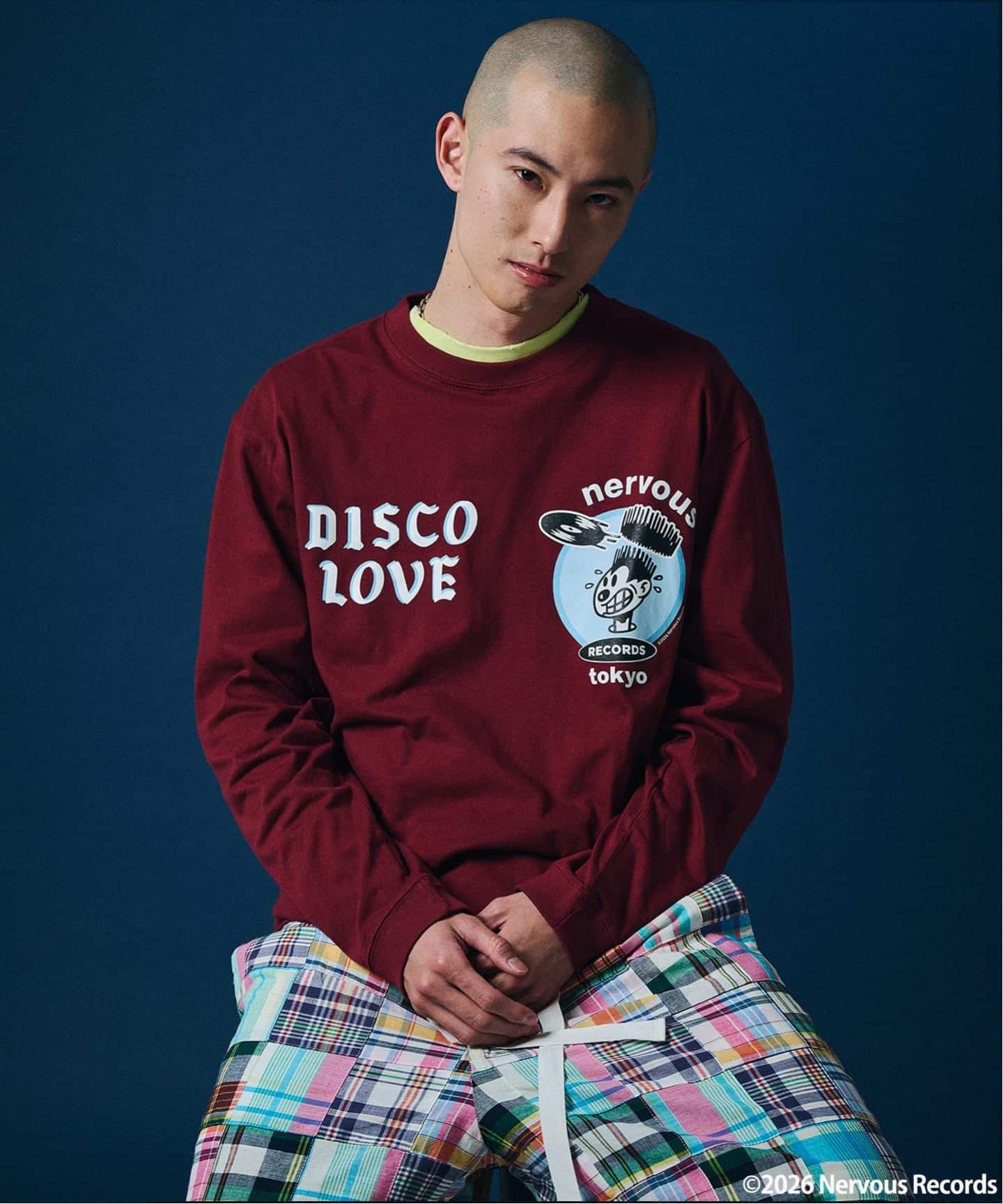 Nervous Records / ナーヴァス・レコーズ × A-1 CLOTHING ロンT（T