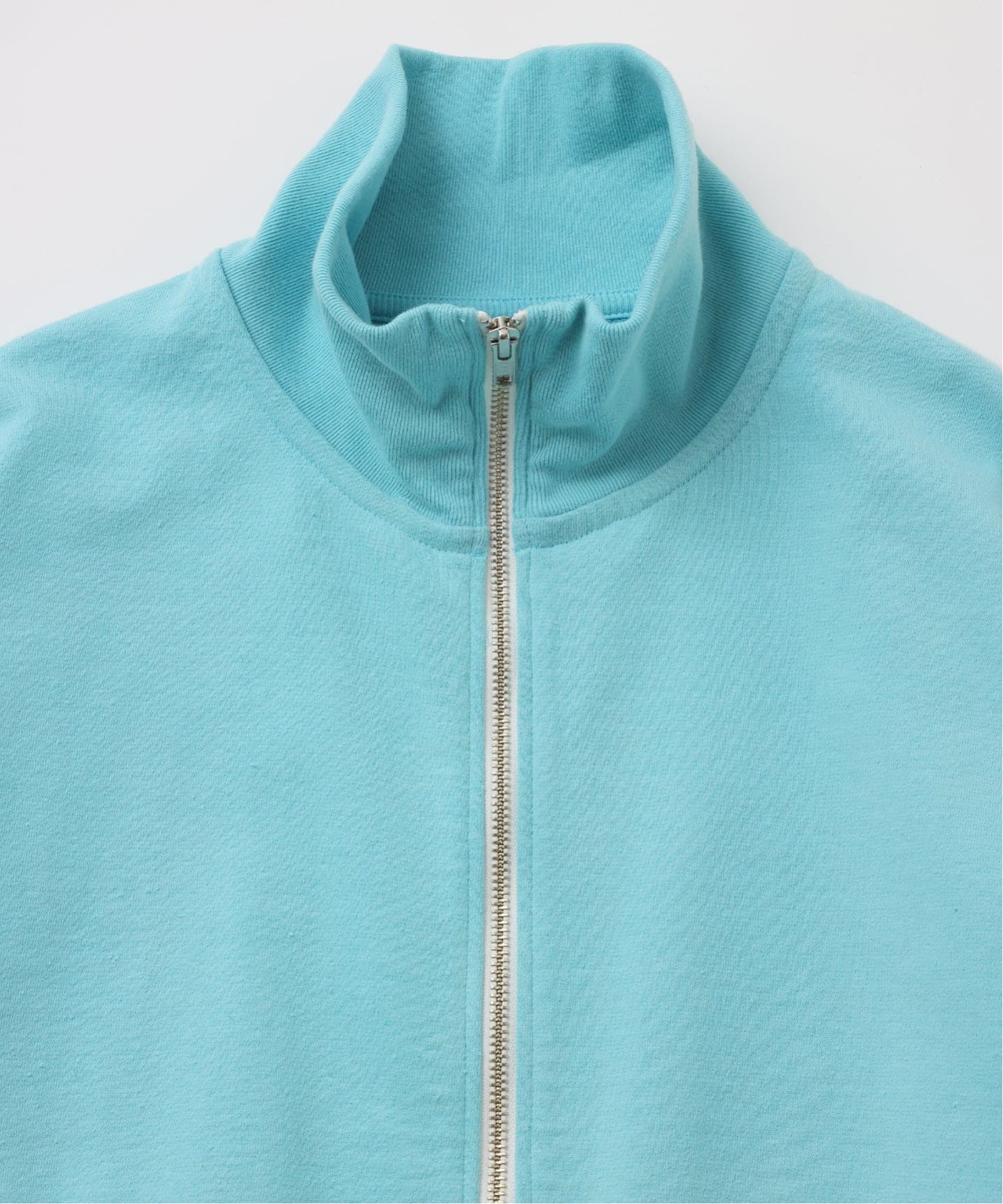 ジャーナルスタンダードジャケット水色 FOLL / フォル】antique washed nep sweat zip jacket（その他ブルゾン