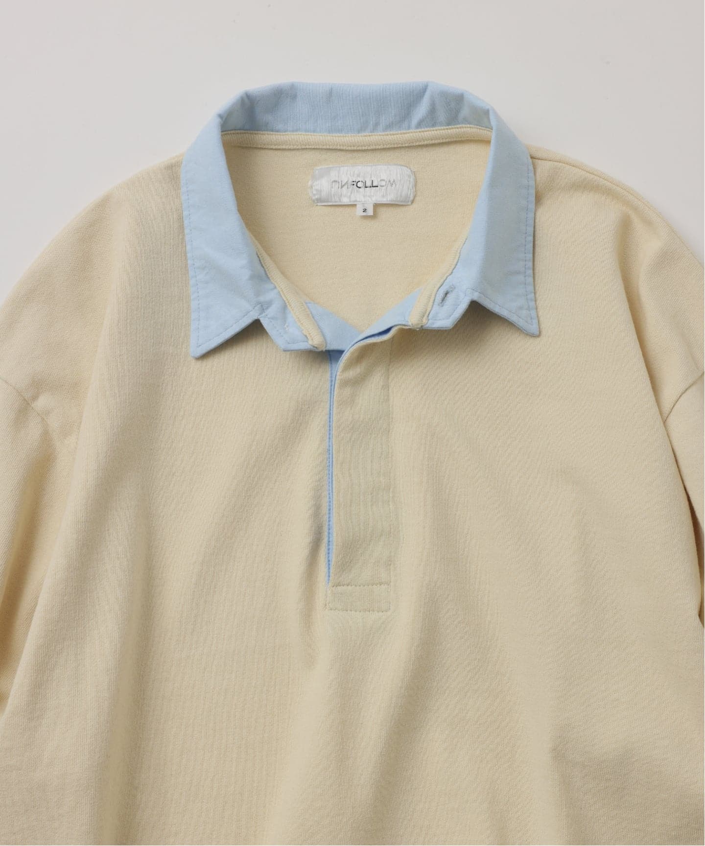 予約》【FOLL / フォル】dry cotton rugby shirt（シャツ／ブラウス