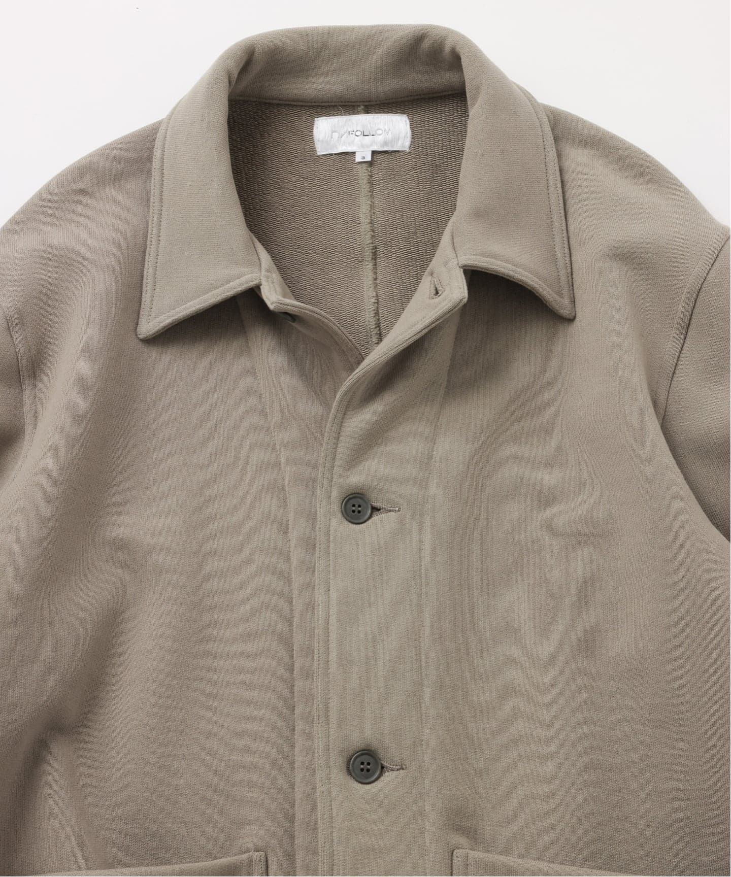 予約》【FOLL / フォル】max heavy sweat coverall cardigan