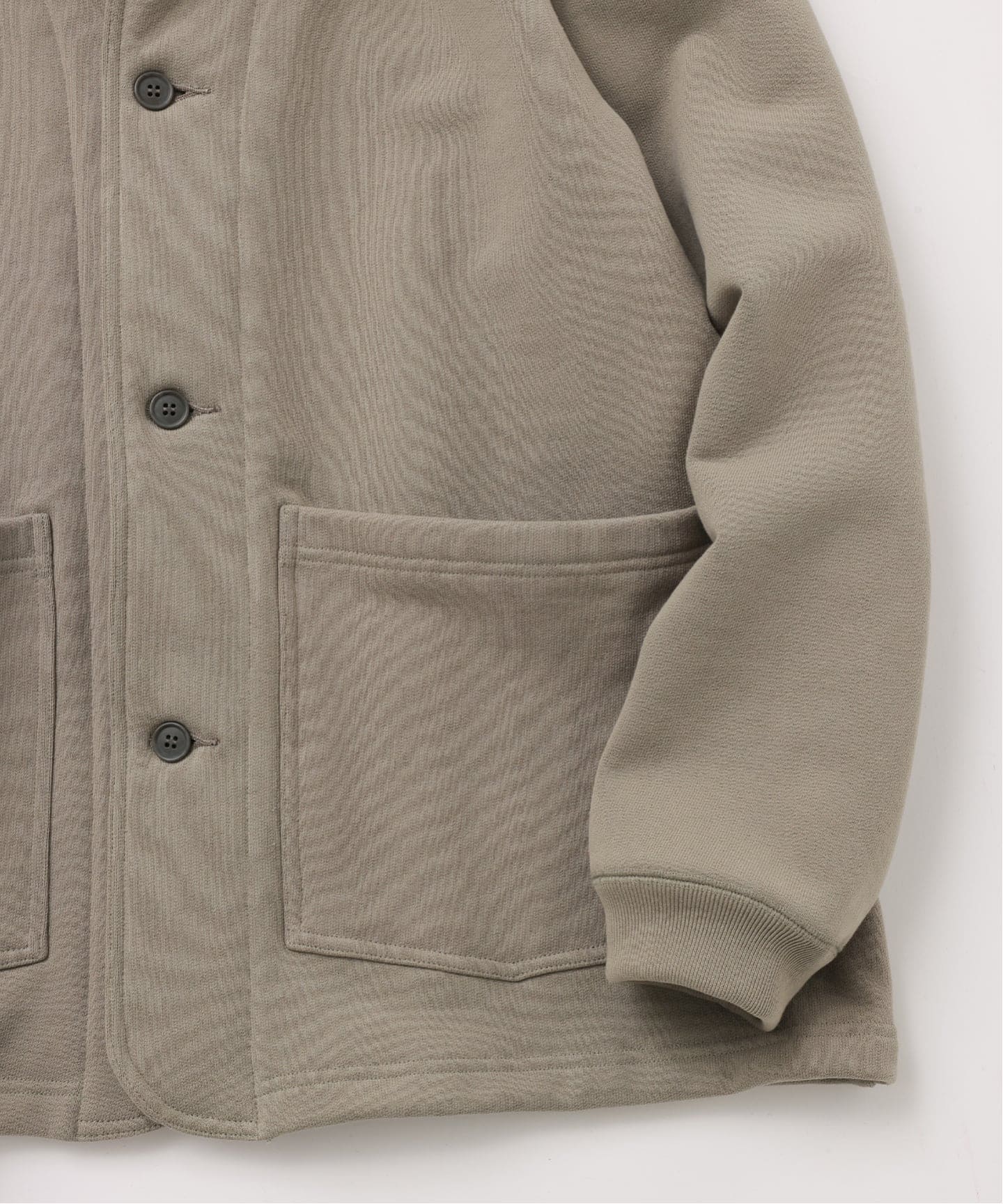 予約》【FOLL / フォル】max heavy sweat coverall cardigan