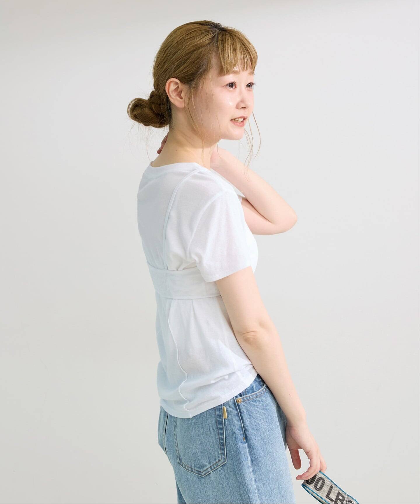 2枚セット》手洗い可 / *MAI.M. BRA SET SHEER TEE（Tシャツ