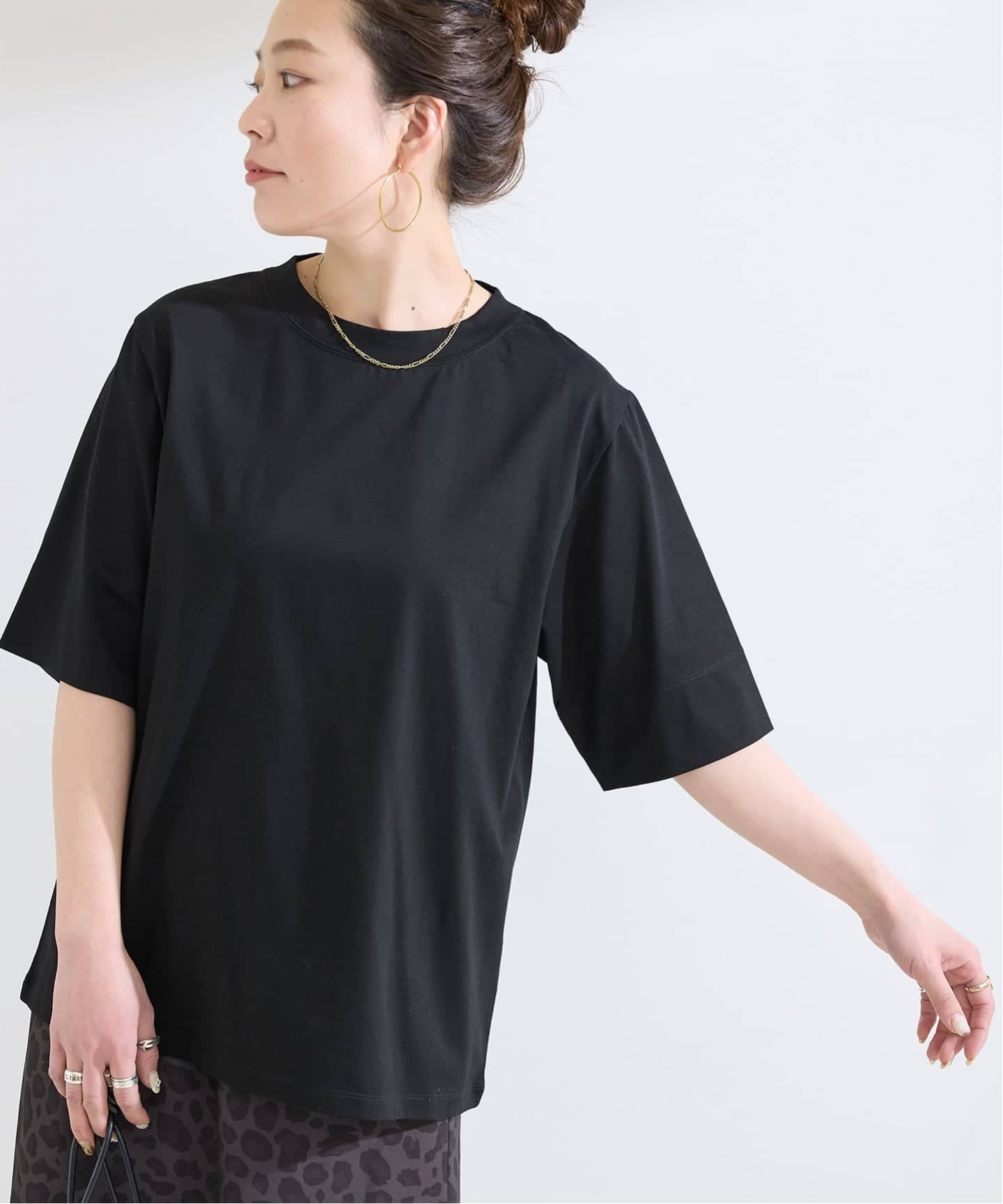 WEB＋一部店舗限定】ウォッシャブル / 接触冷感 / コンパクト天竺T