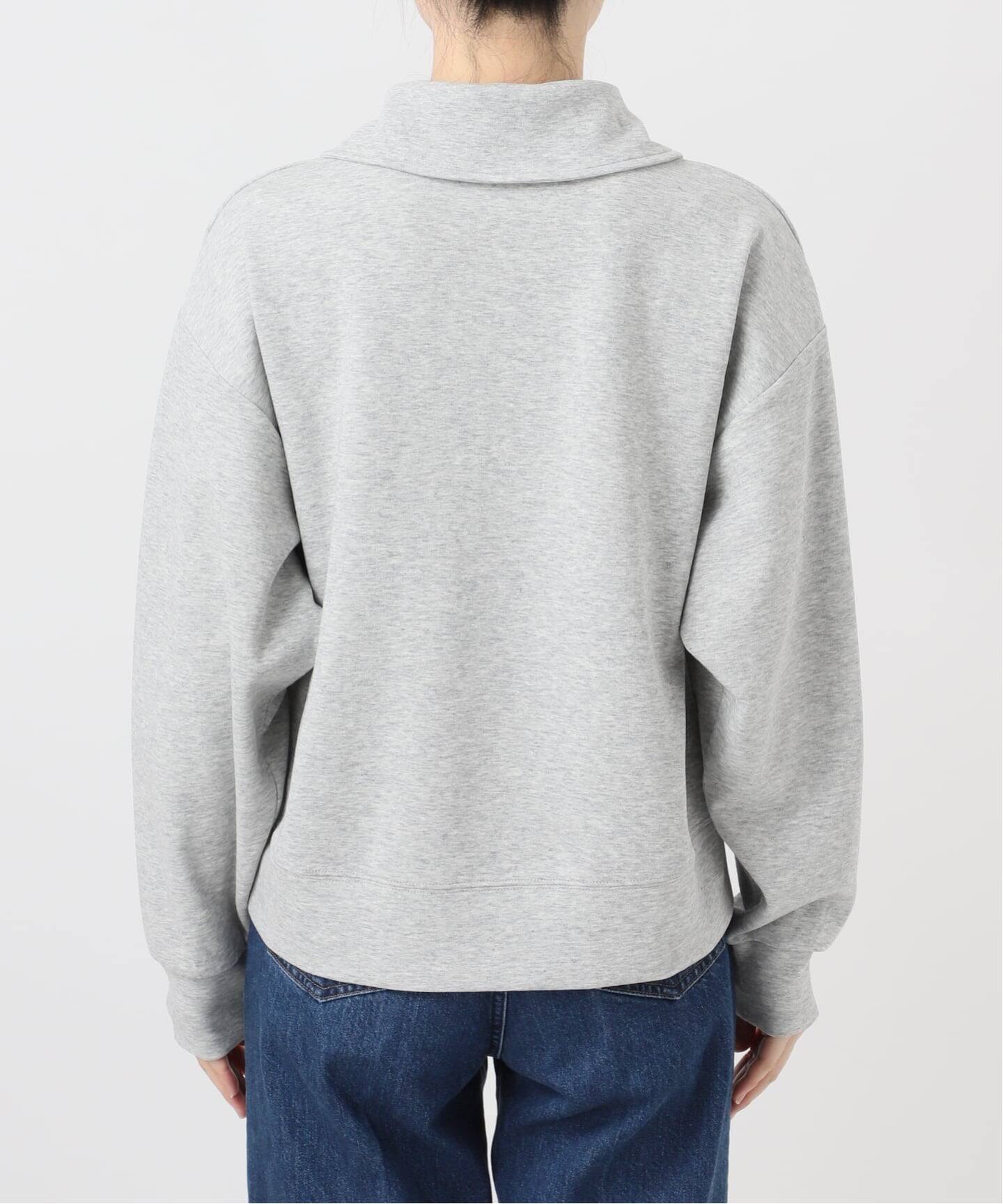 ウォッシャブル / ダンボールハーフZIPトップス（スウェット）｜B.C