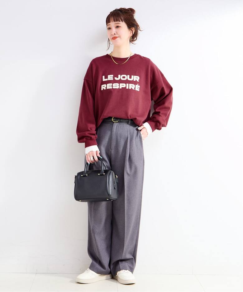 手洗い可 / フロッキーロゴスウェット（スウェット）｜B.C STOCK（ベー 