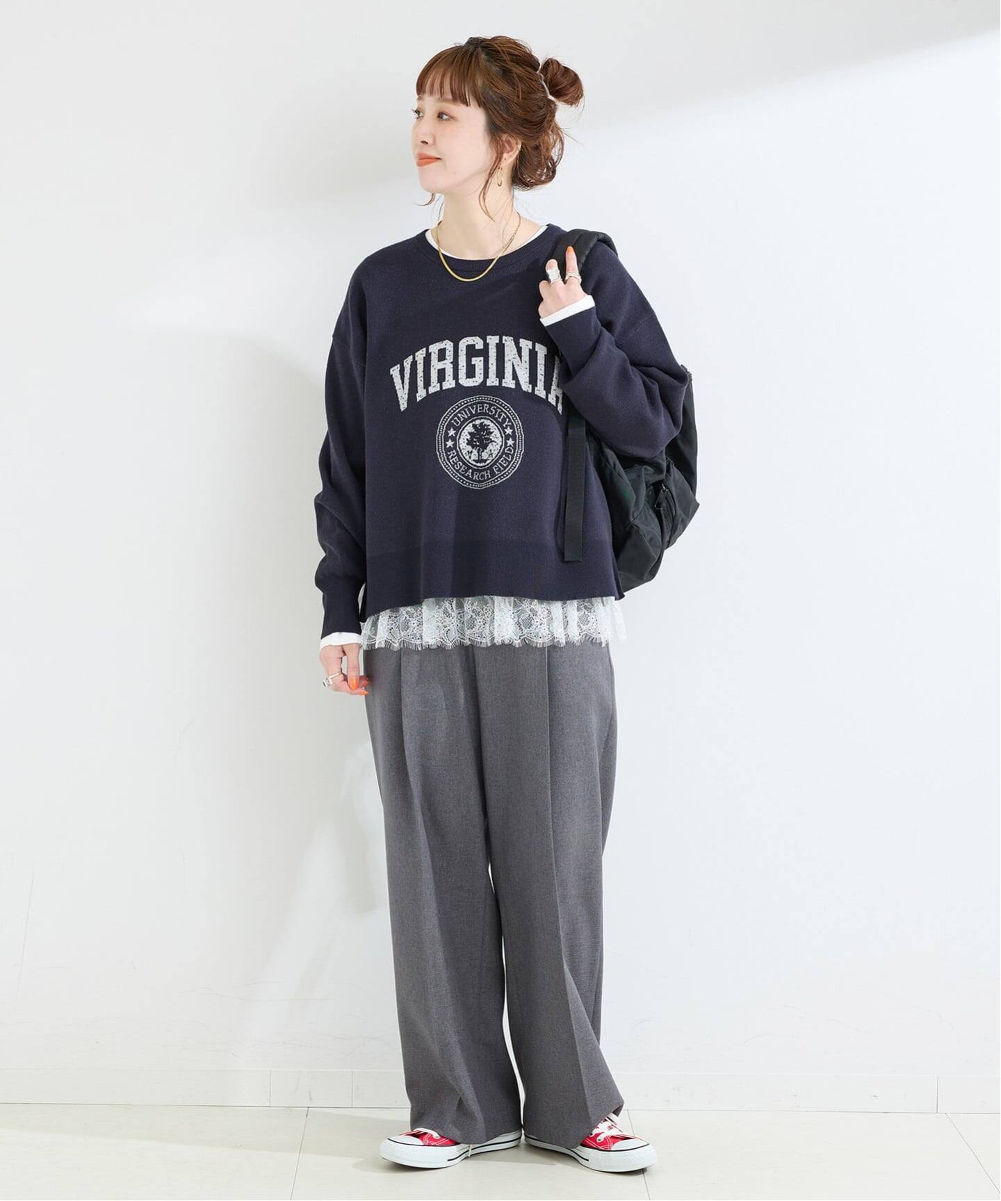 デブリンコ529裾レースT・534T・381 手洗い可 / 裾レースインナー（Tシャツ／カットソー）｜B.C STOCK