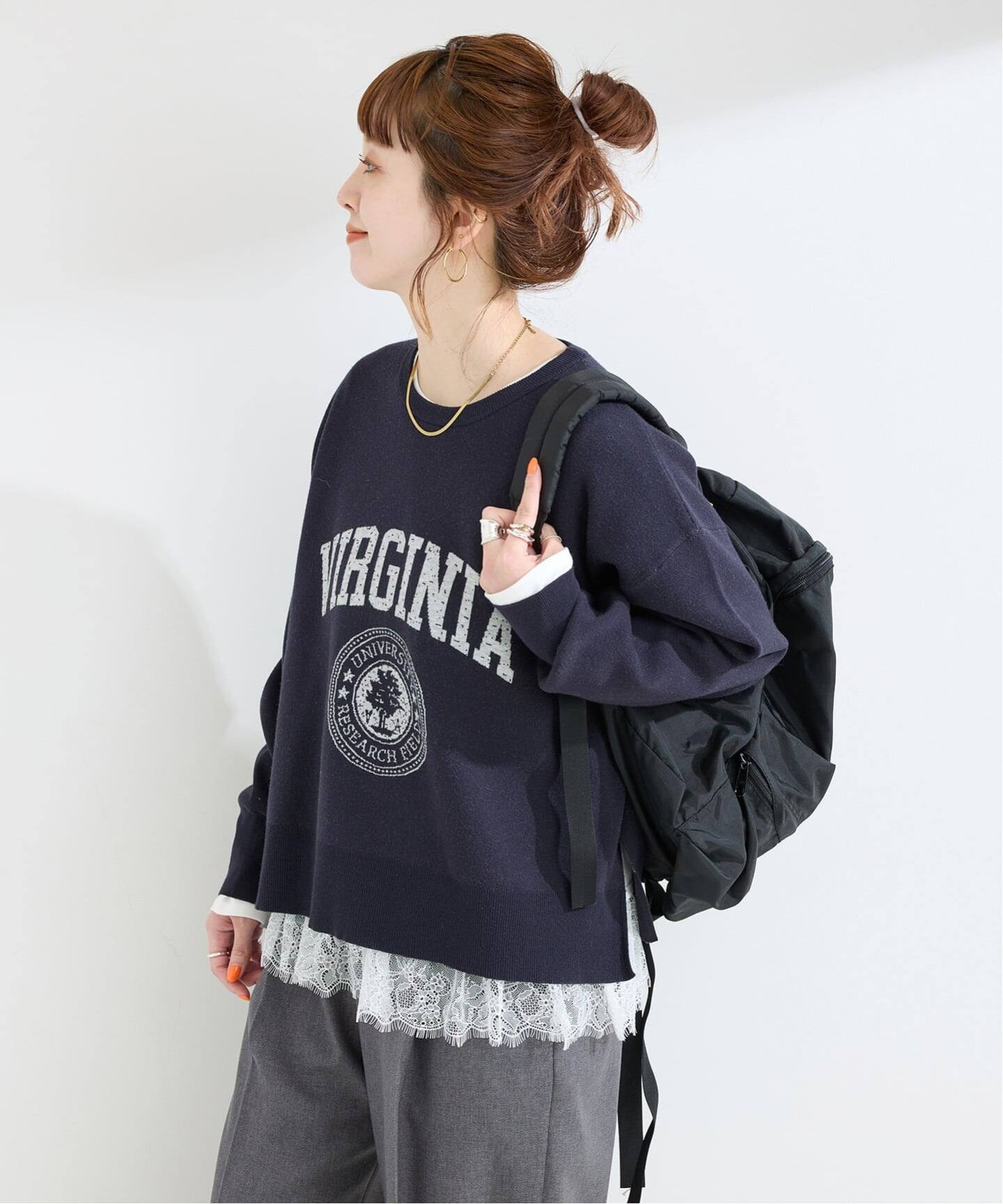 手洗い可 / 裾レースインナー（Tシャツ／カットソー）｜B.C STOCK