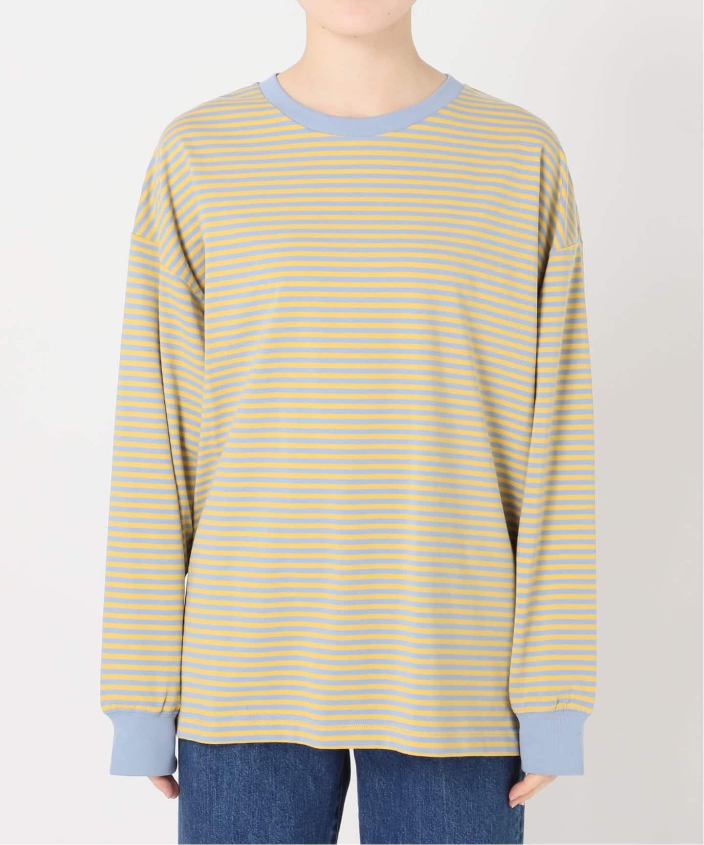 追加6》【WEB限定】ウォッシャブル / ボーダーロンTEE（Tシャツ