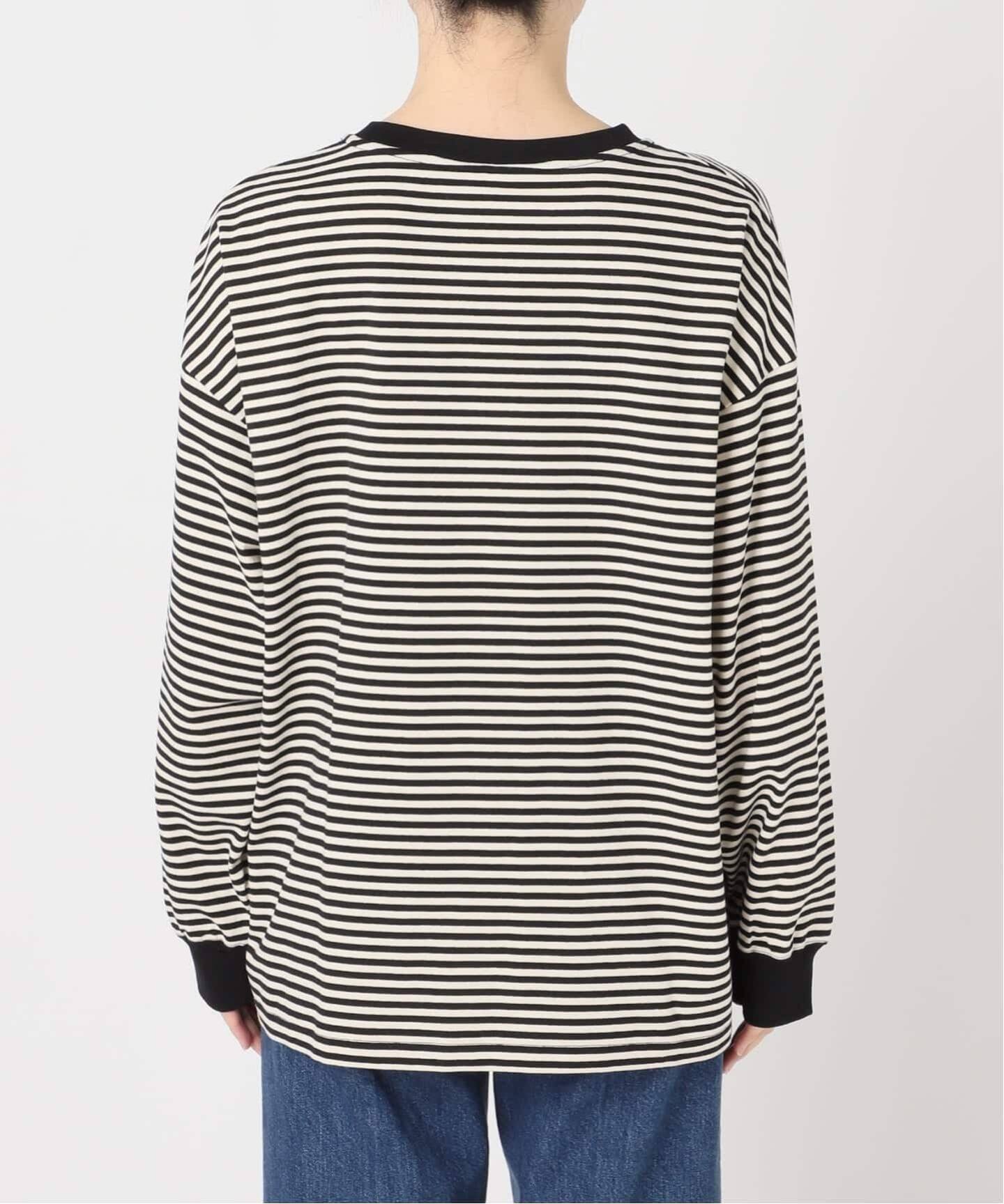 追加7》【WEB限定】ウォッシャブル / ボーダーロンTEE（Tシャツ