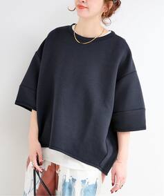 《追加4予約》手洗い可 / ダンボールハーフスリーブプルオーバー