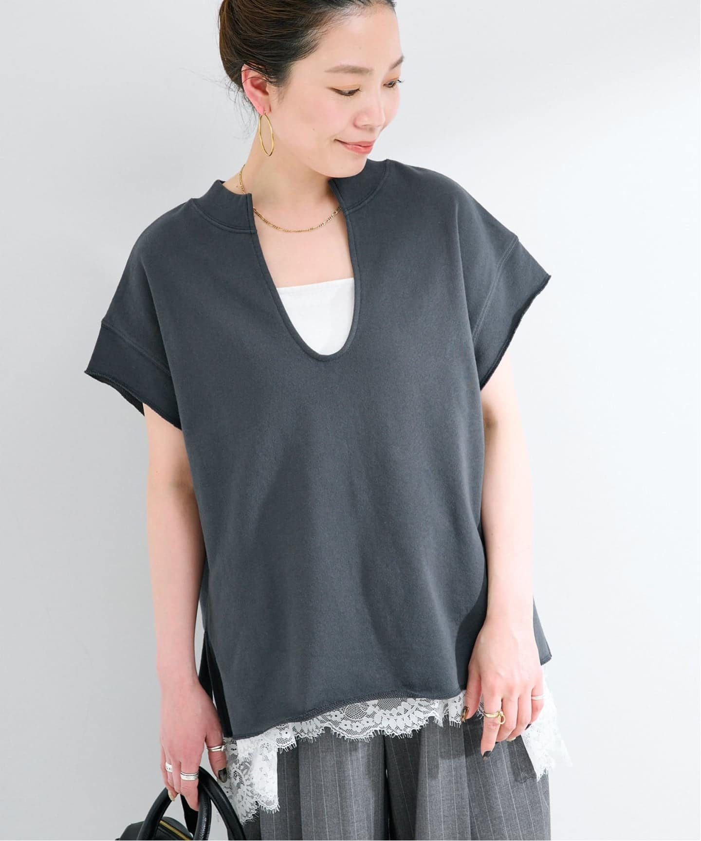 30分値下　新品 STONE  ウールベスト ブラックMサイズ 手洗い可 / 裏毛ベスト（ベスト）｜B.C STOCK（ベーセーストック）の