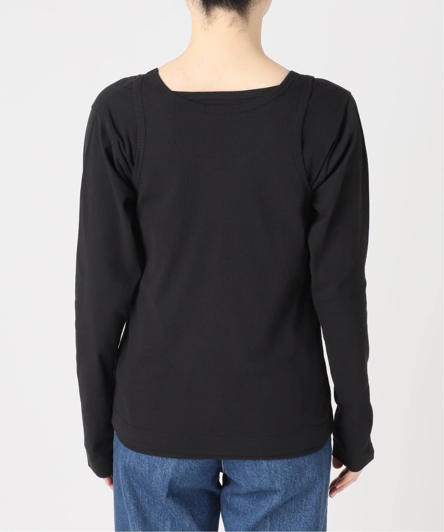 2枚セット》ウォッシャブル / タンクセットロンTEE（Tシャツ