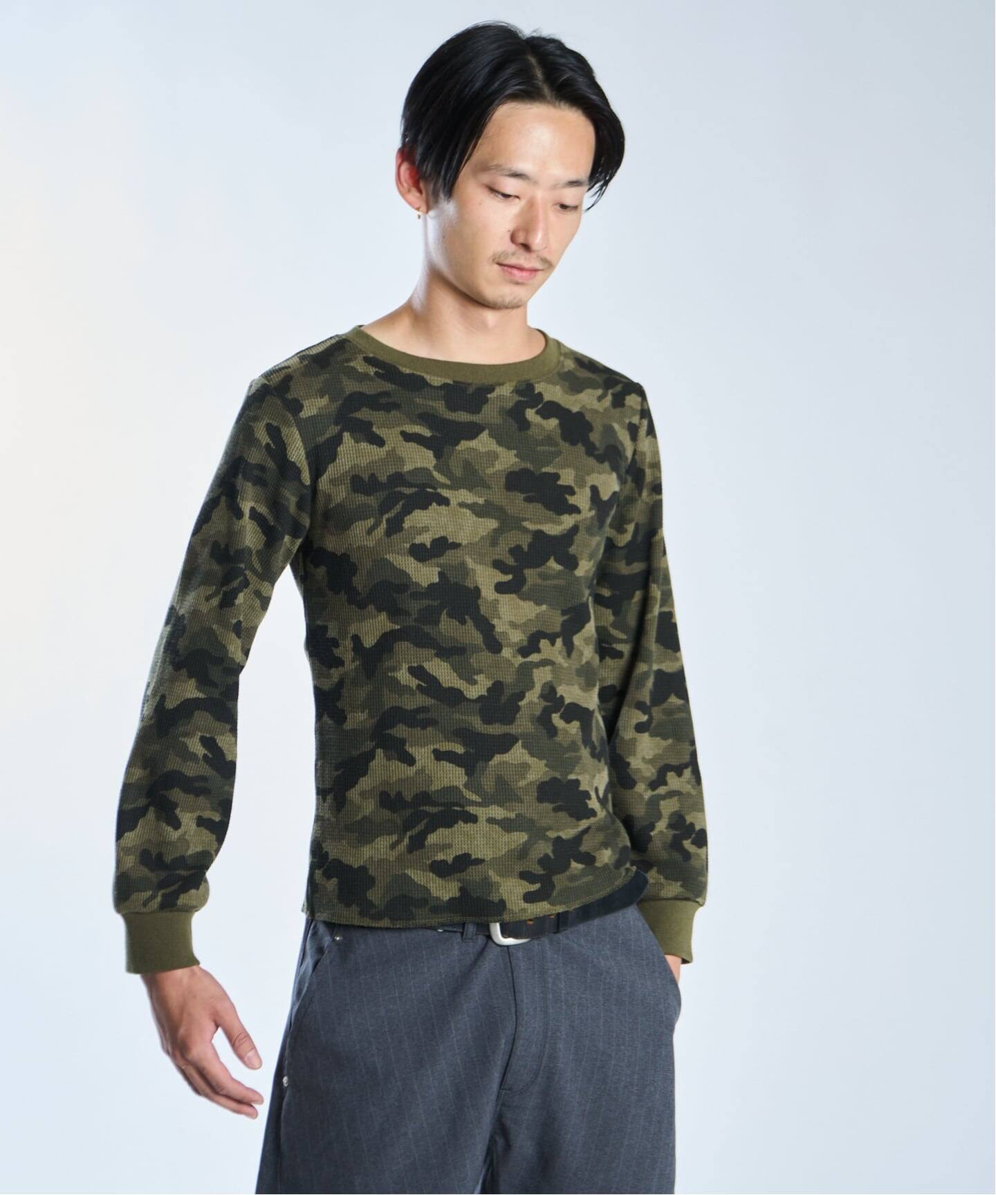 スリムフィット カモ サーマル ロンT / J Slim Camo Thermal L/S（T