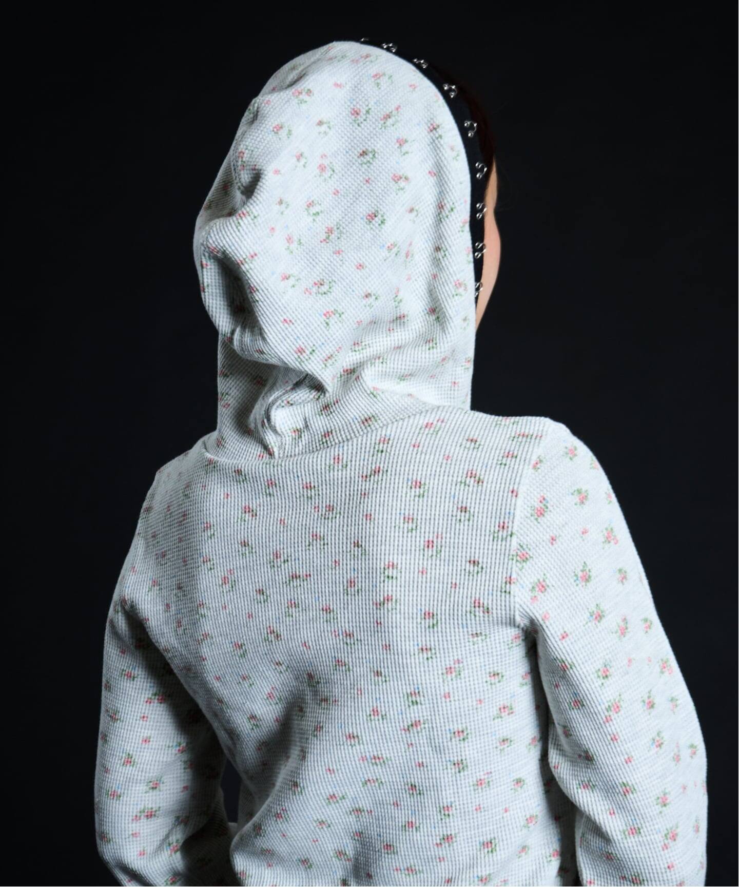 フックディテール ワッフルジップフーディー / J Floral Hook Waffle 