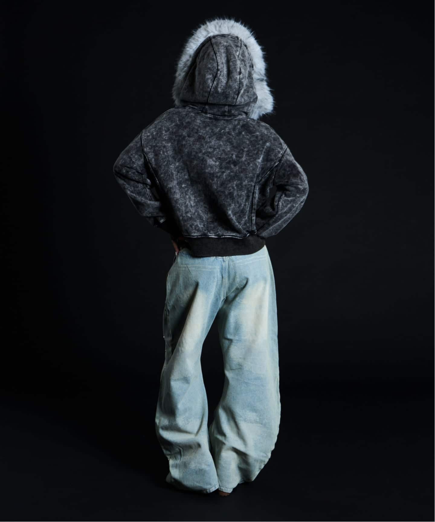 2Way ファージップパーカー / J Faux Fur Zip Hoodie（パーカー