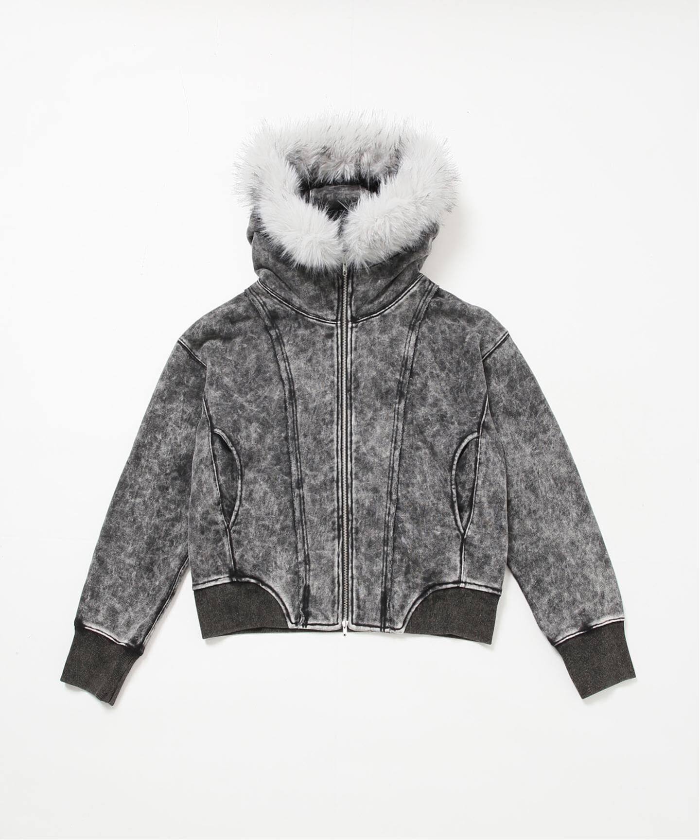 ≪予約≫2Way ファージップパーカー / J Faux Fur Zip Hoodie 