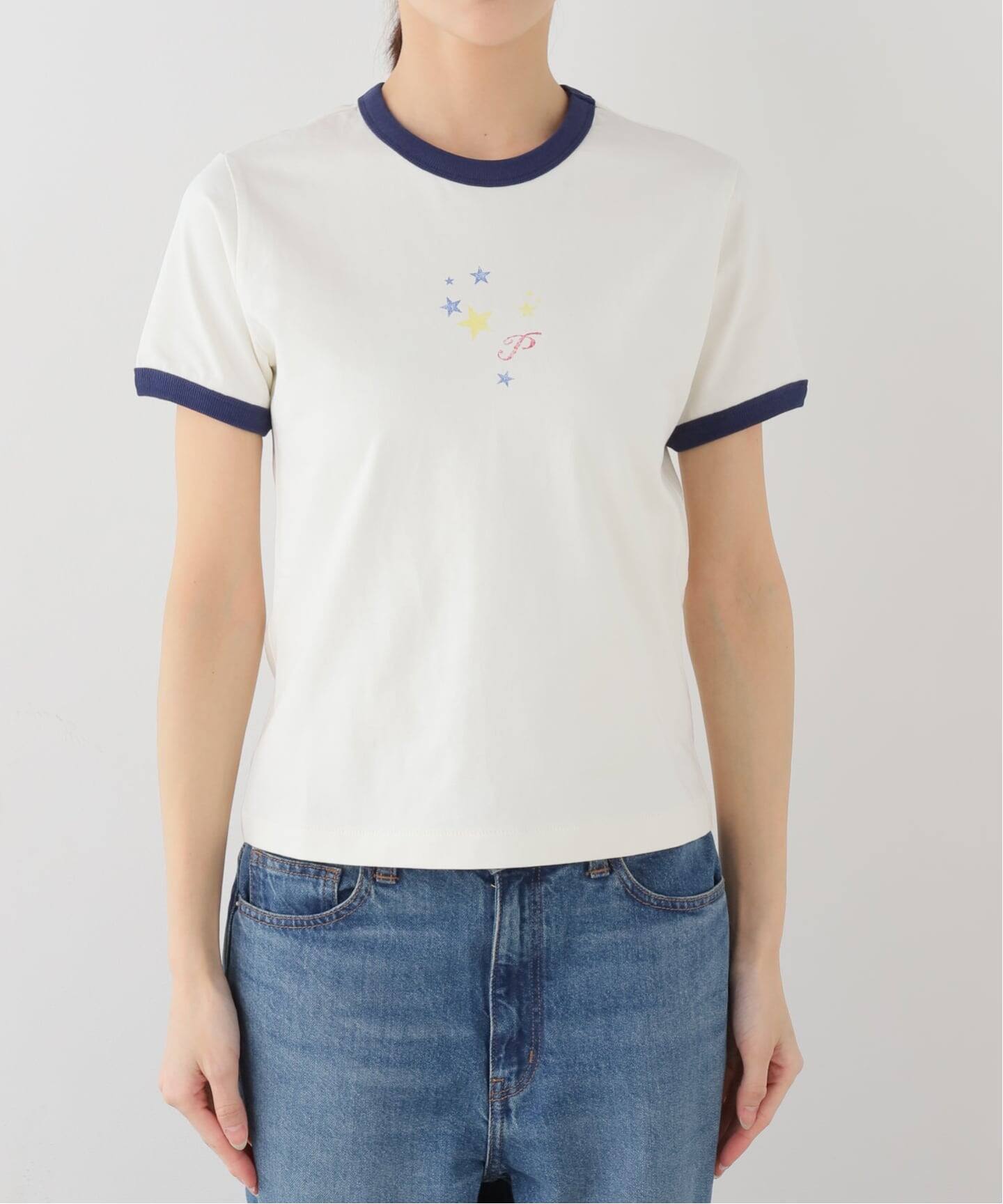 WEB＋一部店舗限定】MY NAME IS PETER / (W)STAR FLAG RINGER T-SHIRTS