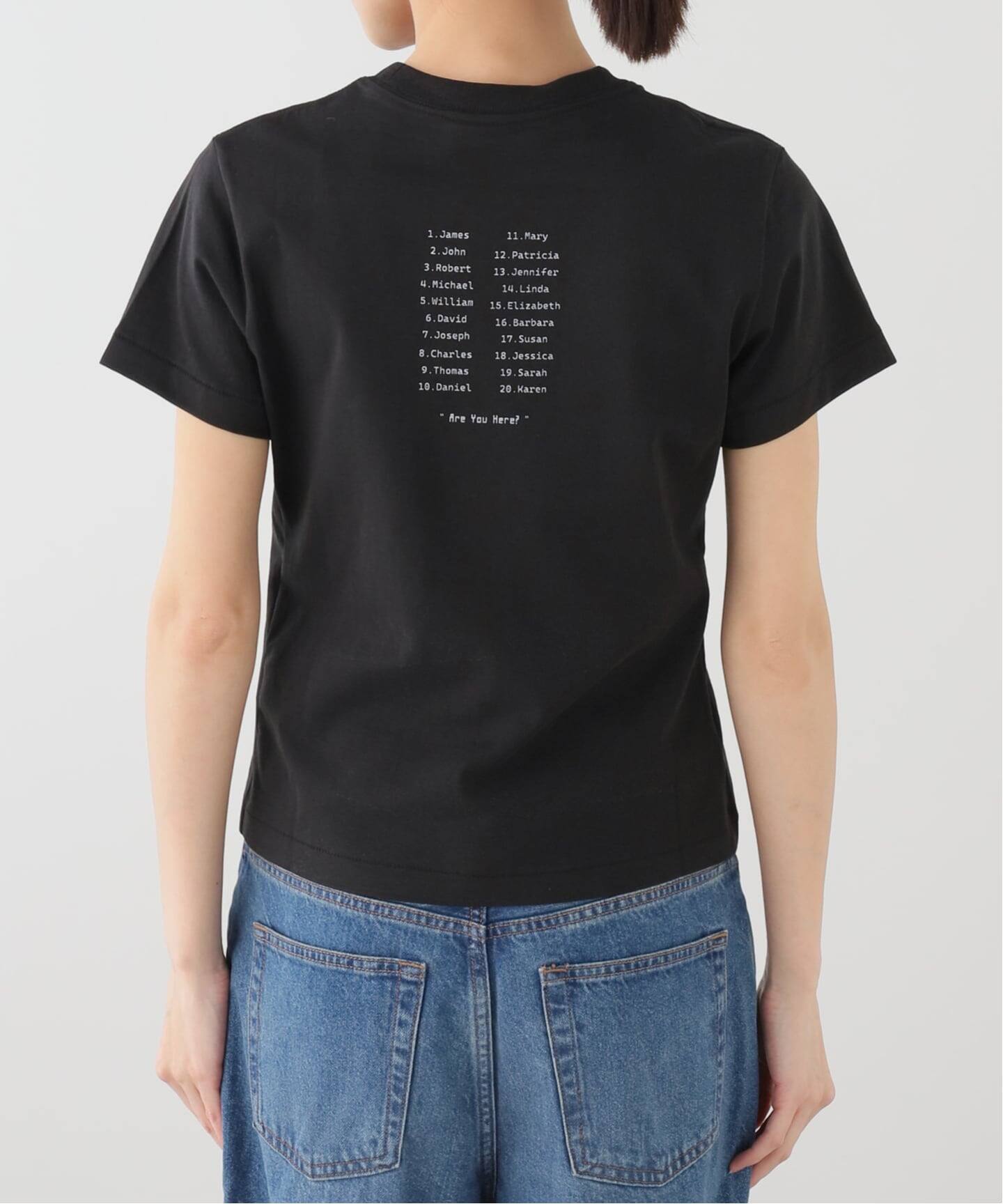 WEB＋一部店舗限定】MY NAME IS PETER (W)STICKER T-SHIRTS（Tシャツ