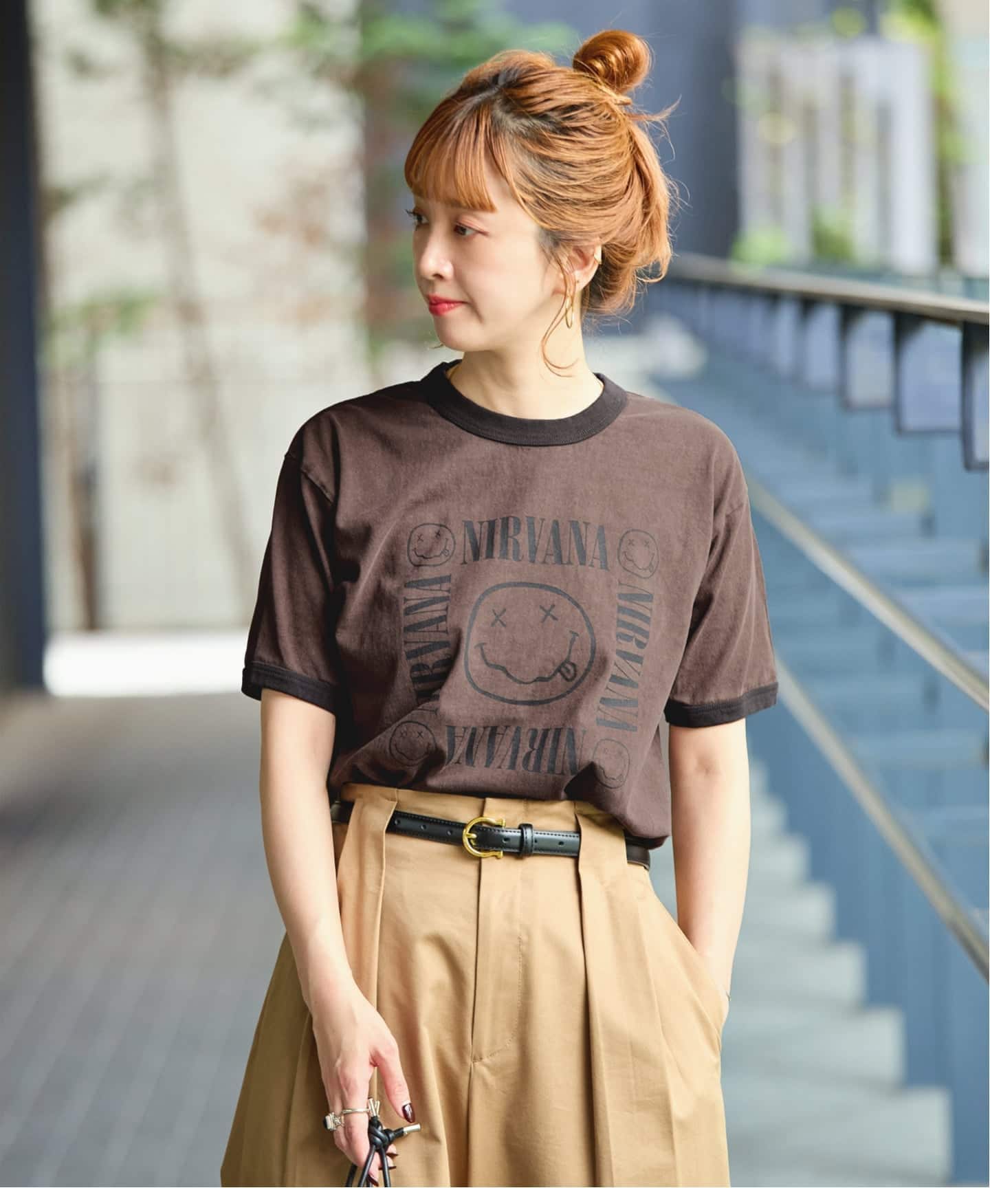 GOOD ROCK SPEED / グッドロックスピード NIRVANA Ringer Tshirts（T