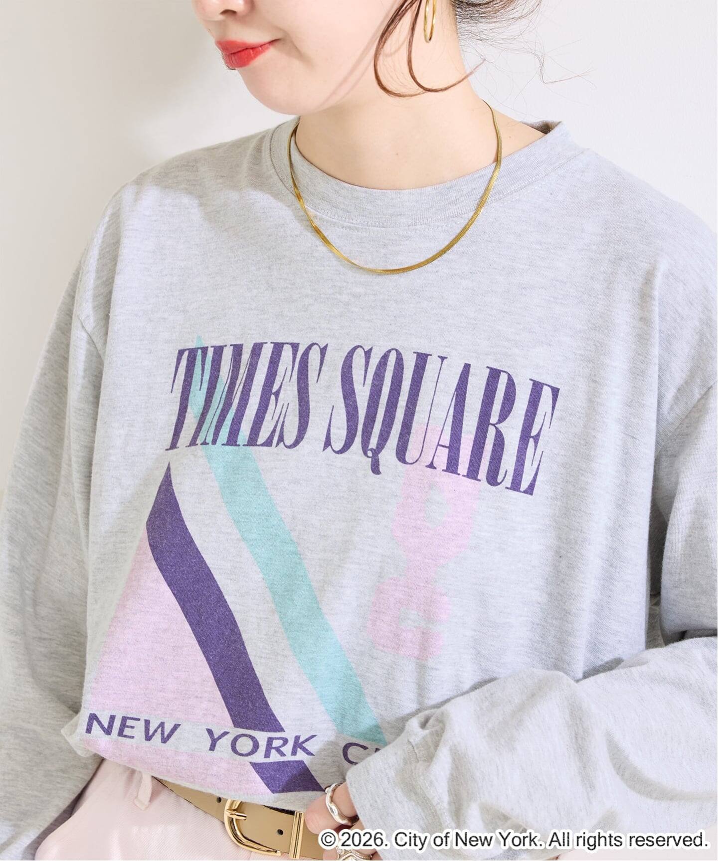 GOOD ROCK SPEED/グッドロックスピード NYC LS shirts A（Tシャツ