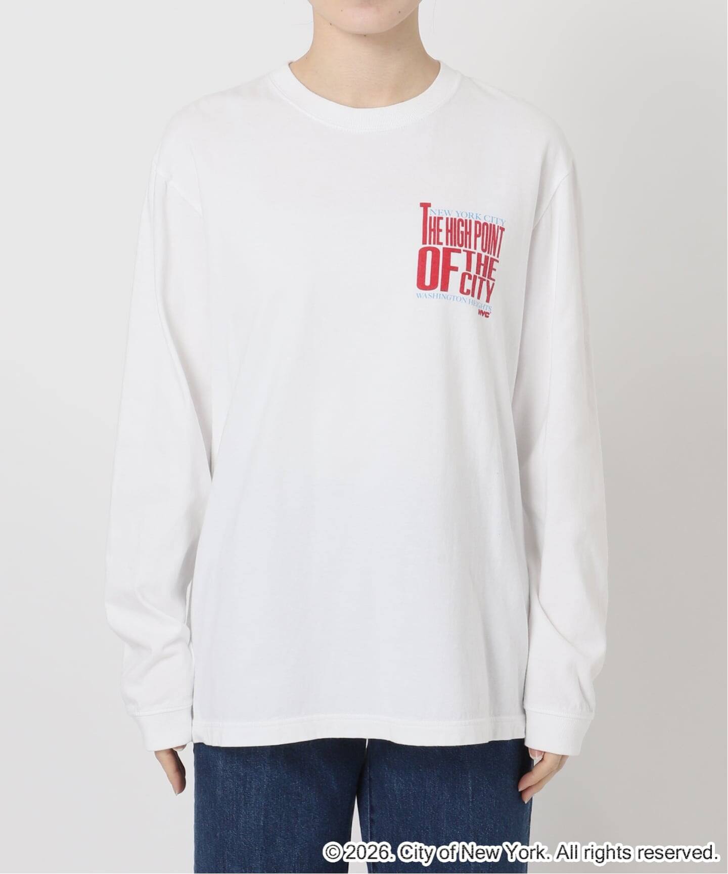 GOOD ROCK SPEED/グッドロックスピード NYC LS shirts A（Tシャツ