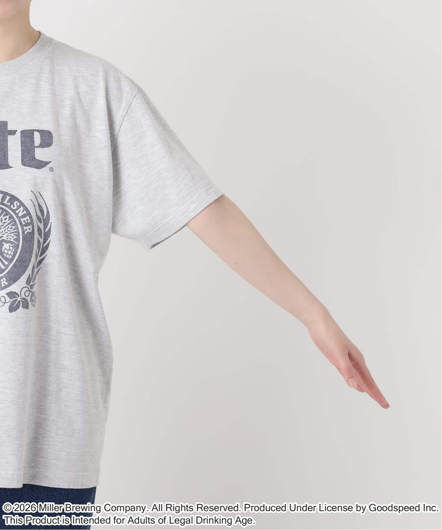 GOOD ROCK SPEED Miller LITE Tシャツ/ブルー GOOD ROCK SPEED（グッドロックスピード） tシャツ 「GOOD ROCK SPEED