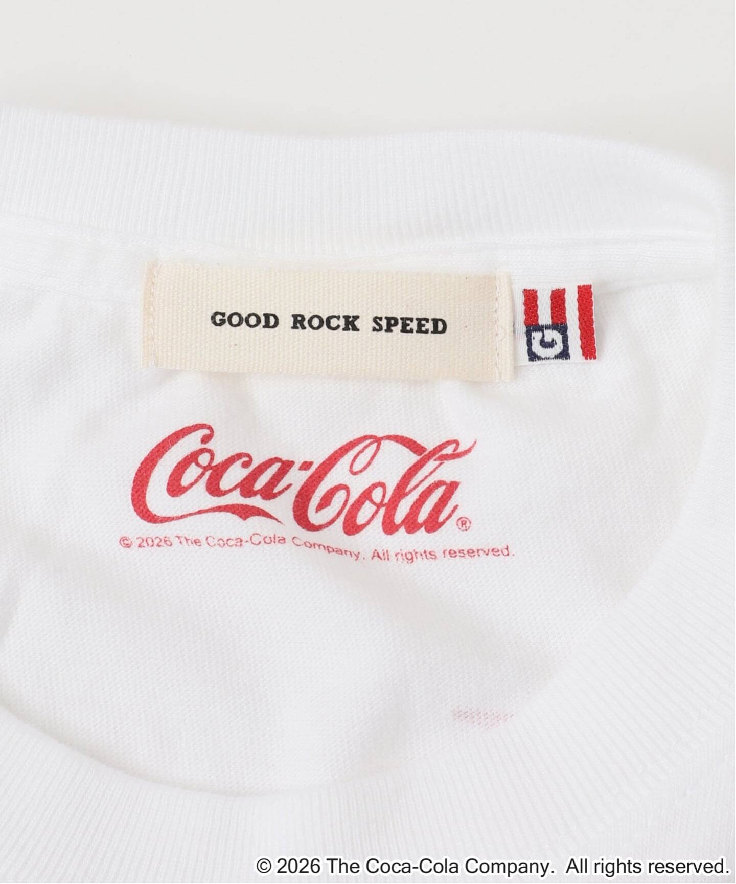 GOOD ROCK SPEED / グッドロックスピード COCA-COLA Tshirts White（T