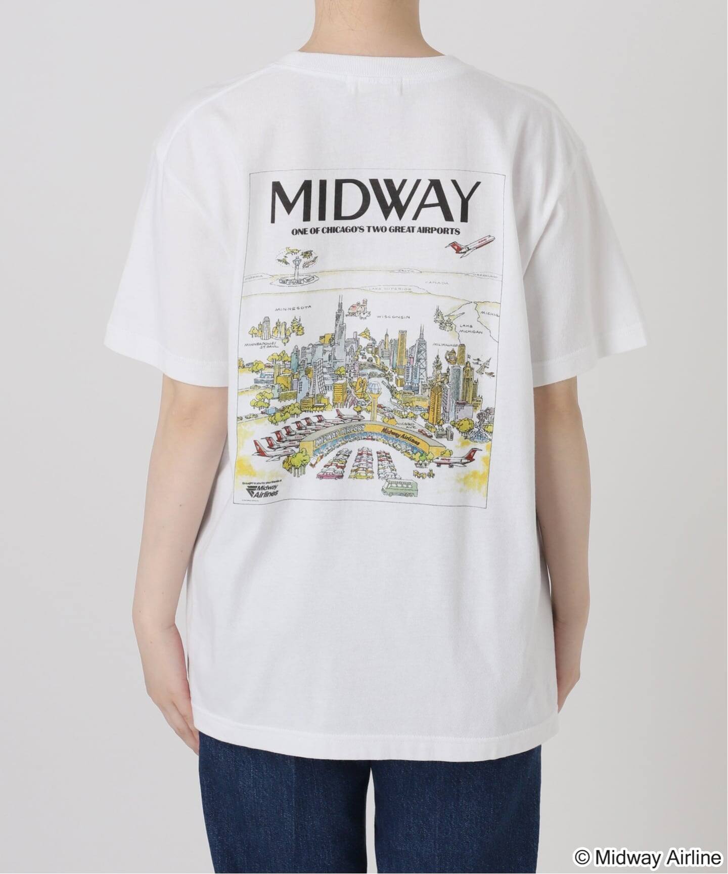 GOOD ROCK SPEED / グッドロックスピード Midway Airlines Tshirts B