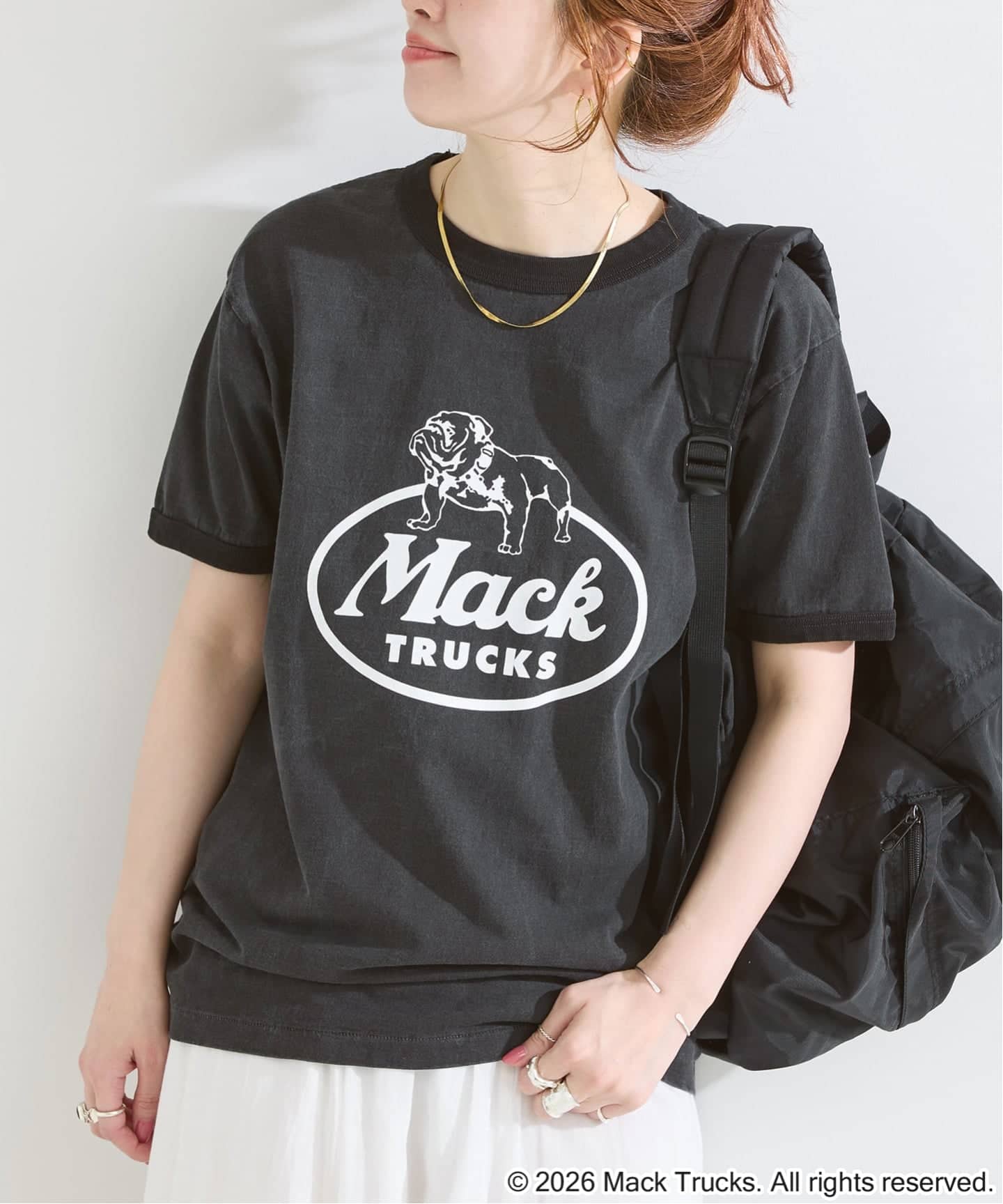 トレーナー　グッとくる GOOD ROCK SPEED / グッドロックスピード MACK TRUCKS Ringer Tshirt